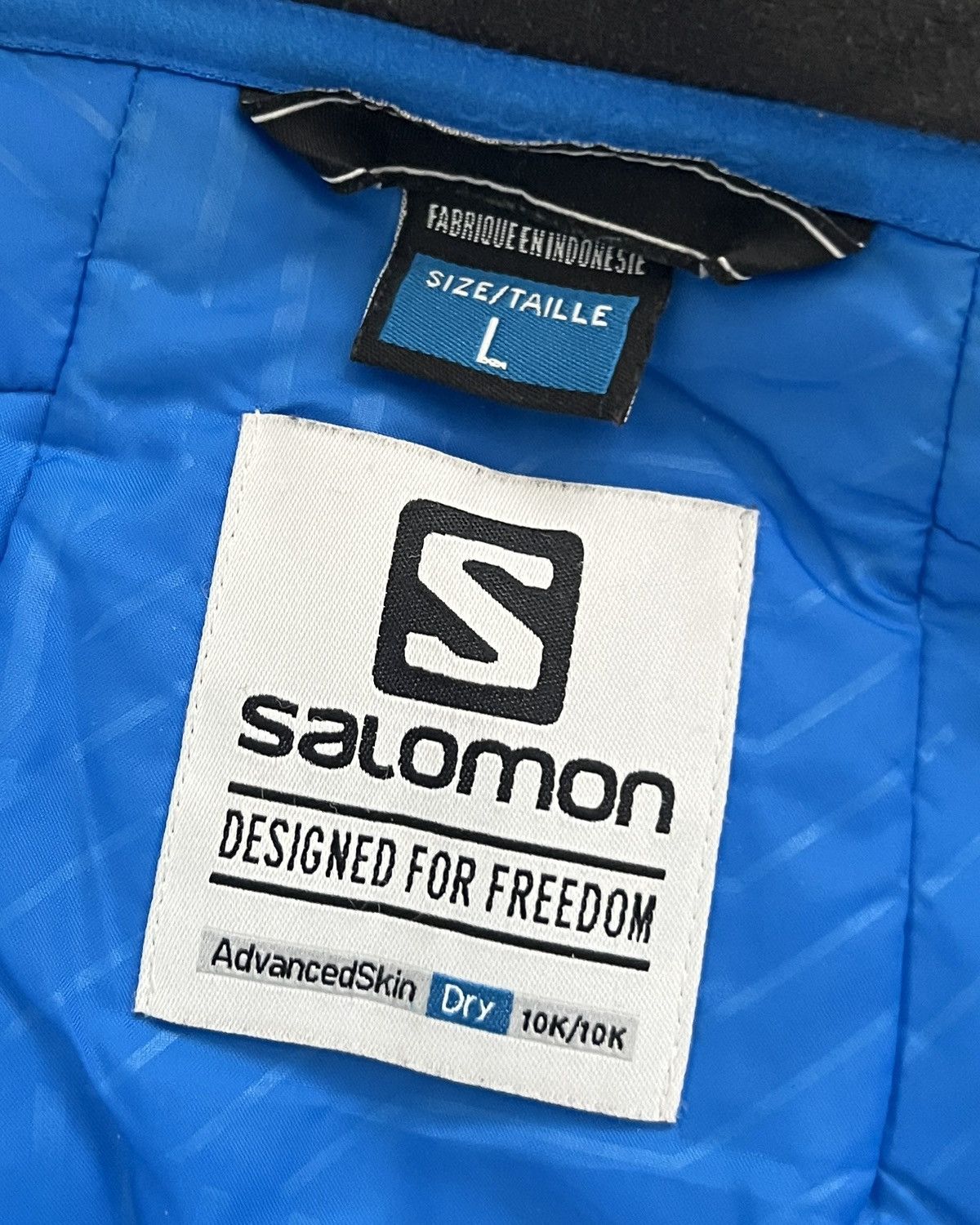 Salomon 00s AdvancedSkin Dry Waterproof Insulated Tech Jacket Size US L / EU 52-54 / 3 - 9 Thumbnail
