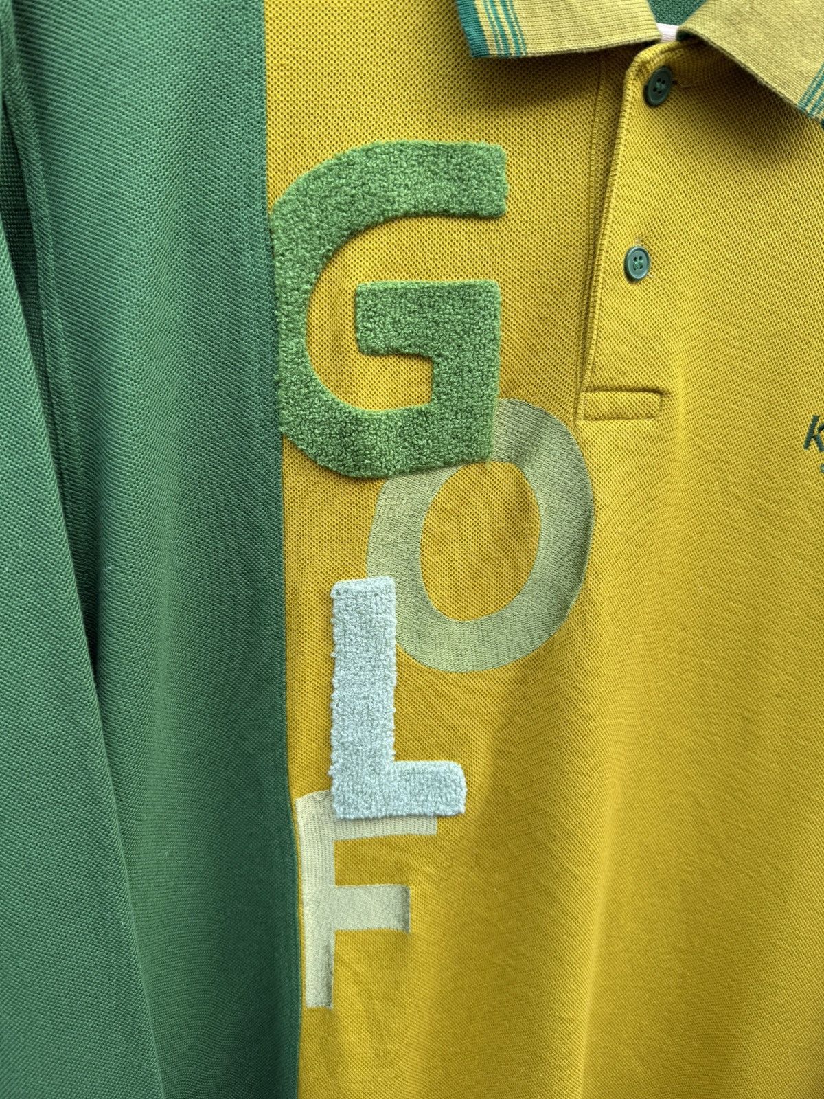 Kenzo × Vintage KENZO Golf Rugs & Embroidery Spellout Biglogo Polos Shirt Size US M / EU 48-50 / 2 - 2 Thumbnail