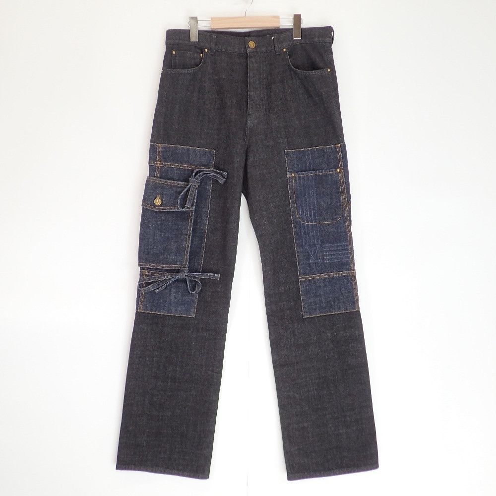 Louis Vuitton Louis Vuitton Indigo Patchwork Denim Pants Size US 31 - 1 Thumbnail