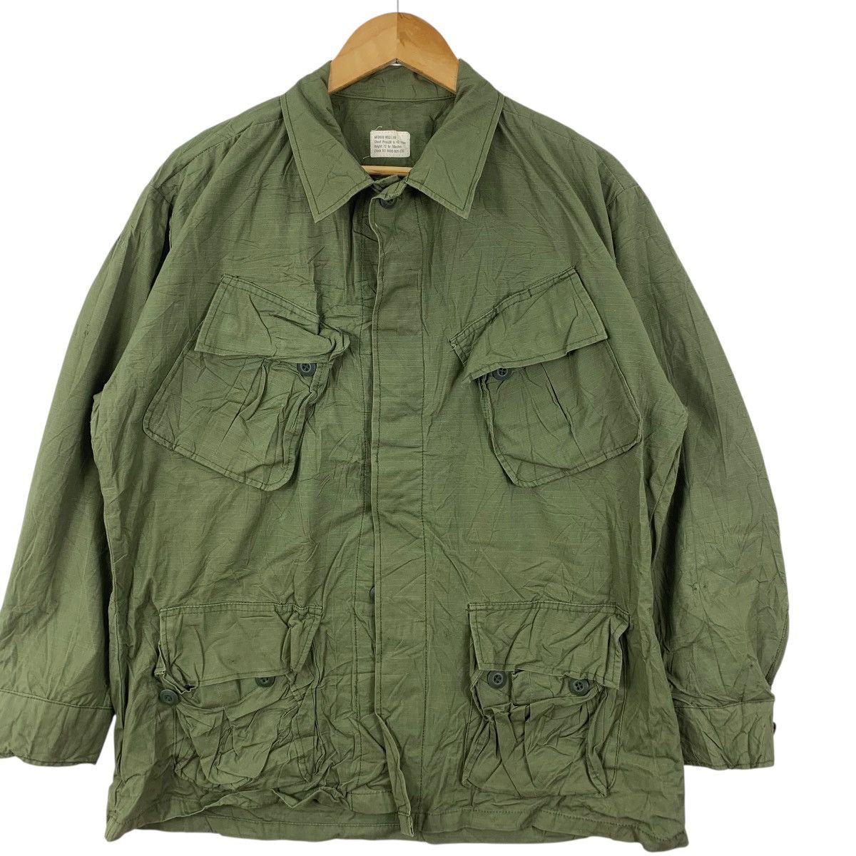 Vintage Vintage HOUSTON INC M-65 Military Field Jacket Parka Vietnam Size US L / EU 52-54 / 3 - 5 Thumbnail