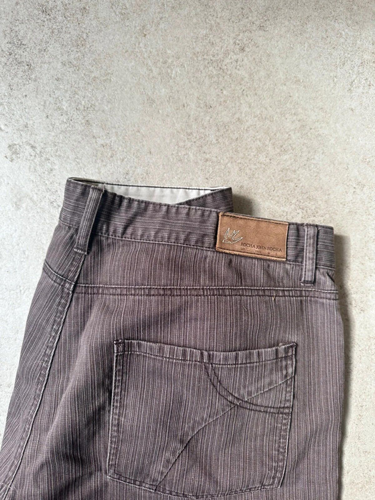 Designer Baggy Brown Jeans Size US 38 / EU 54 - 4 Thumbnail