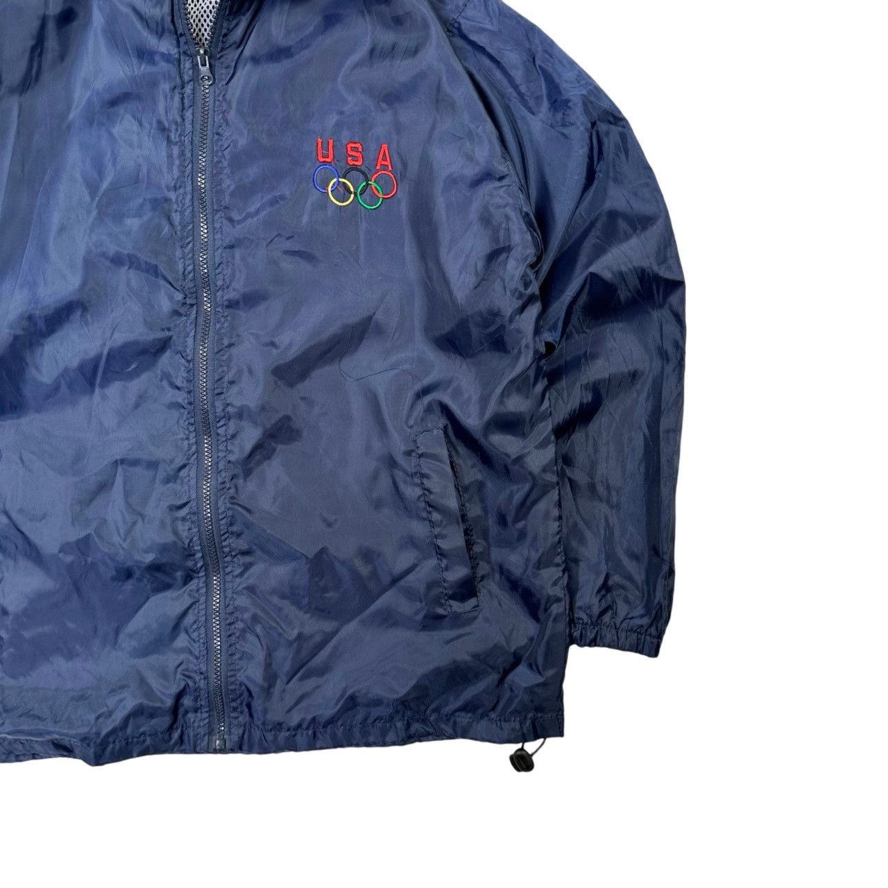 Vintage Vintage 90s Embroidered USA Olympics Light Zip Up Size US L / EU 52-54 / 3 - 3 Thumbnail