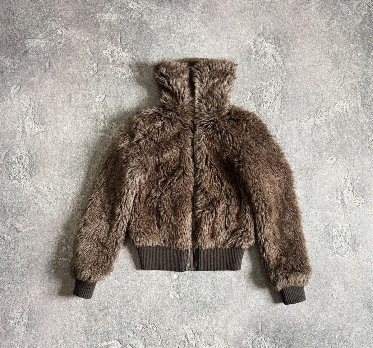 Hysteric Glamour × If Six Was Nine Rare M Faux Fur jacket bomber coat y2K Avantgarde L.G.B. 90s Size M / US 6-8 / IT 42-44 - 6 Thumbnail