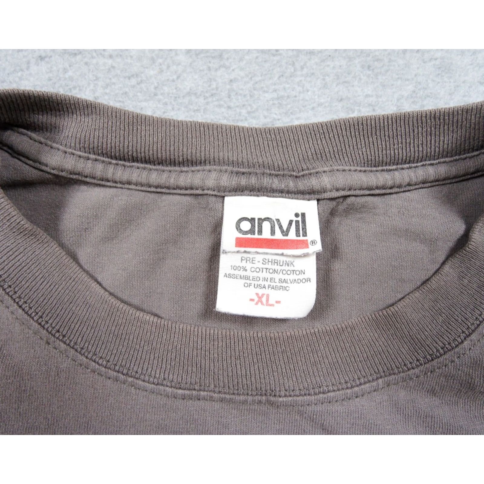 Anvil VINTAGE Qualcomm Shirt Mens XL Gray Nike? Size US XL / EU 56 / 4 - 5 Thumbnail