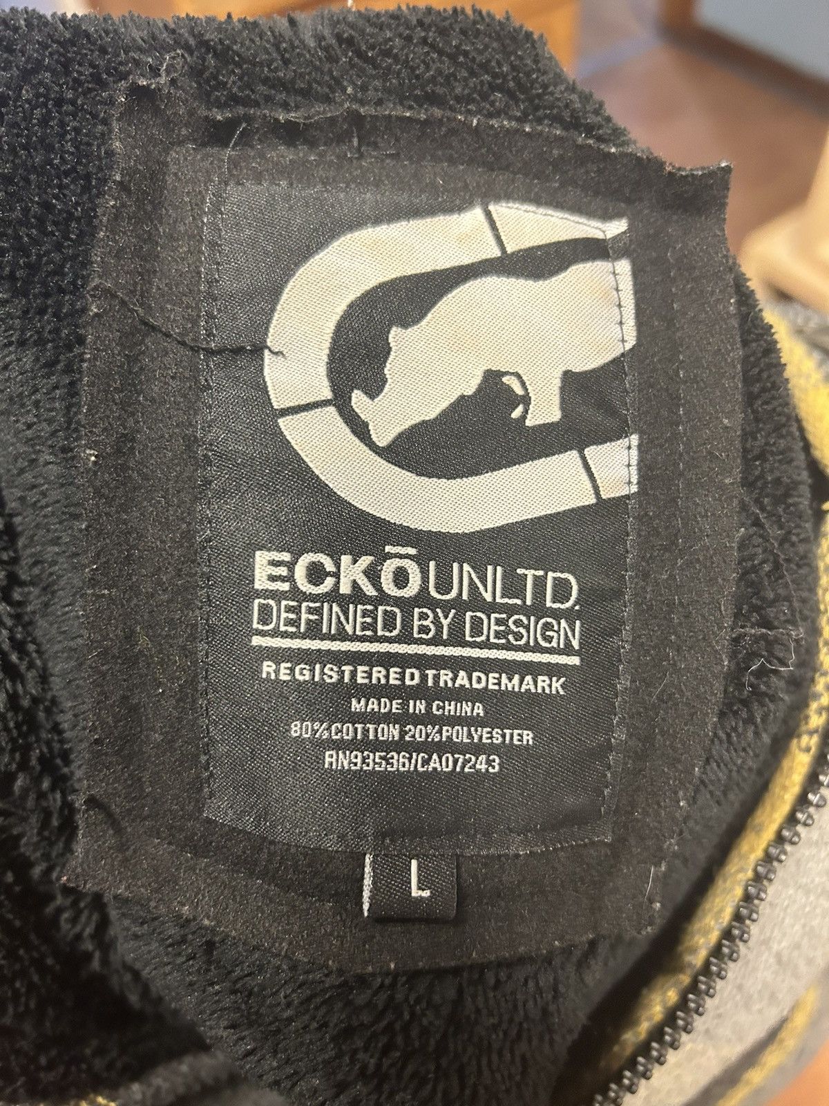Ecko Unltd. × JNCO × Southpole Crazy Y2K Ecko UNLTD Heavy Checkered Zip Up Hoodie Size US L / EU 52-54 / 3 - 11 Thumbnail