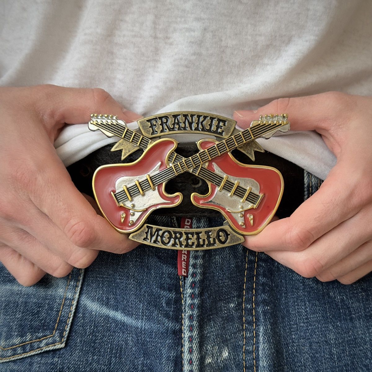 Frankie Morello Frankie Morello 2000s Guitar Belt Buckle Size ONE SIZE - 1 Thumbnail