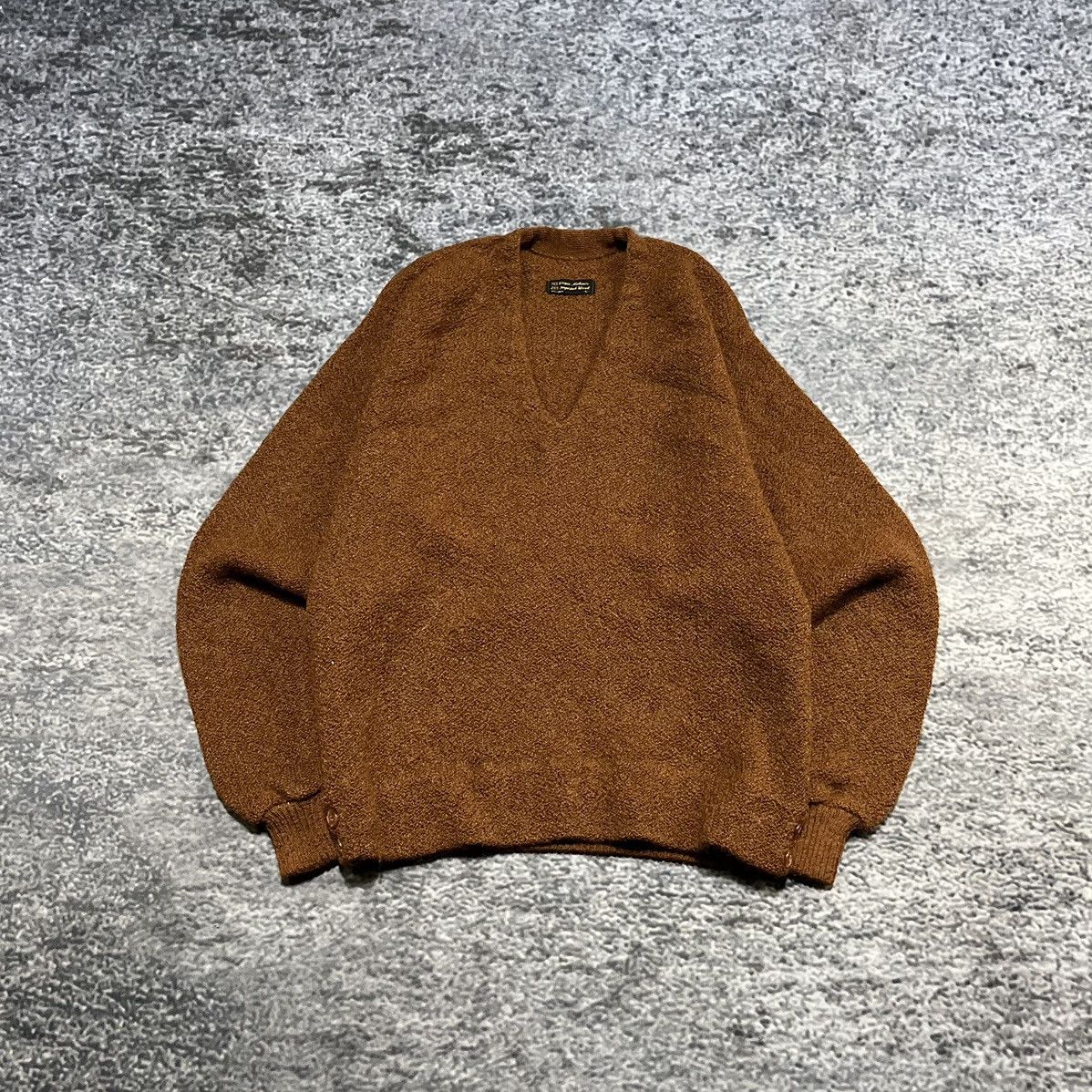 Vintage Vintage 70s/80s Mohair Wool Cardigan Sweater Large Size US L / EU 52-54 / 3 - 1 Thumbnail