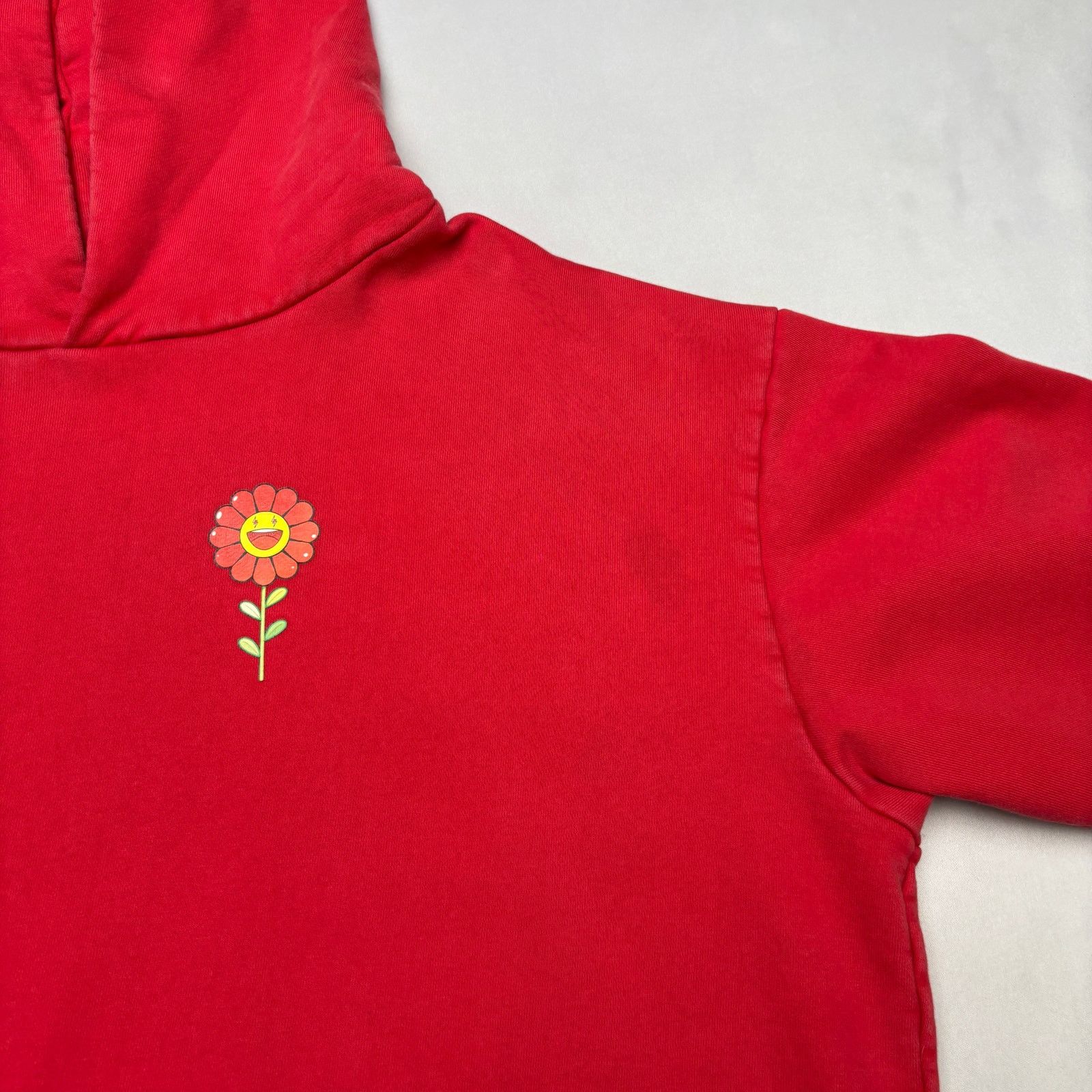J Balvin × Takashi Murakami J Balvin x Takashi Murakami Rojo Flower Hoodie Men's XL Size US XL / EU 56 / 4 - 4 Thumbnail