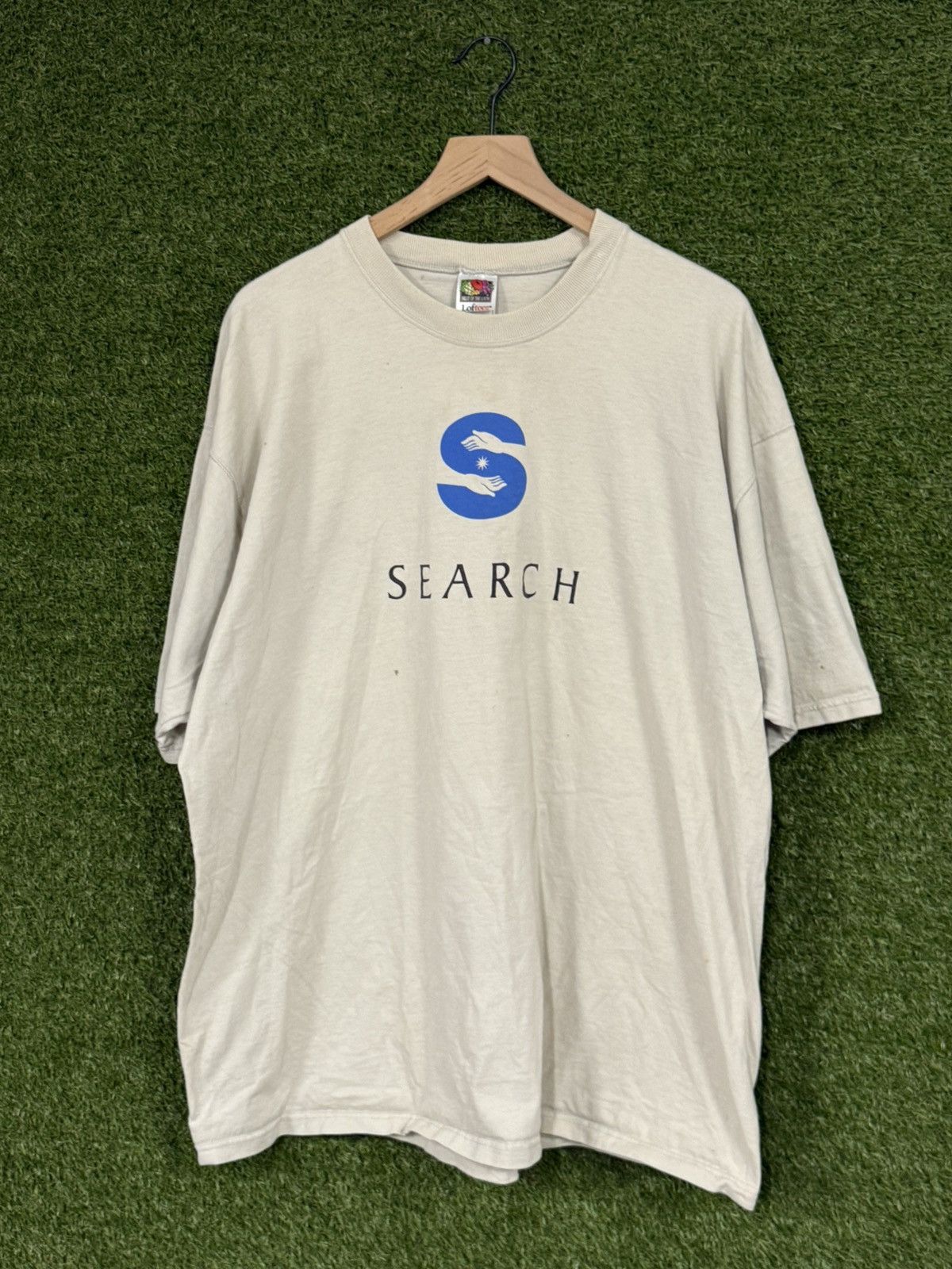 Vintage Vintage Fruit of Loom Search Handshake Angle Space Tee XXL Size US XXL / EU 58 / 5 - 2 Thumbnail