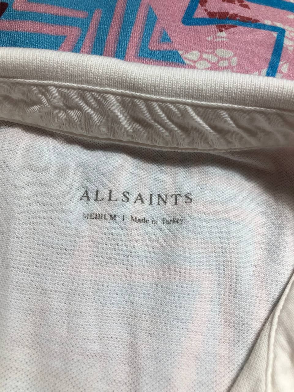 Allsaints × Japanese Brand All Saints T-Shirt Fad Big Logo Scull Grey Size M Size US M / EU 48-50 / 2 - 4 Thumbnail