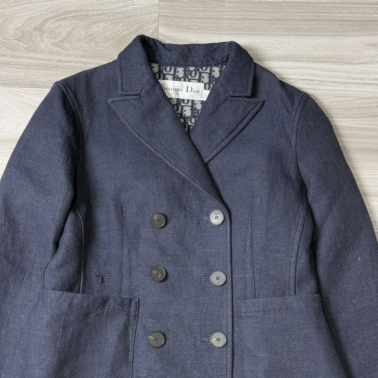 Dior Christian Dior - Monogram Lining - Double Breasted Jacket Size S / US 4 / IT 40 - 3 Thumbnail