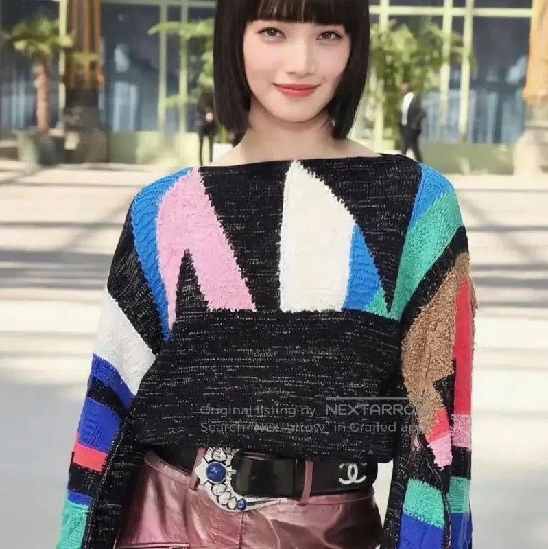 Chanel Chanel Color-Block Pullover Sweater for Women . Size M / US 6-8 / IT 42-44 - 9 Thumbnail