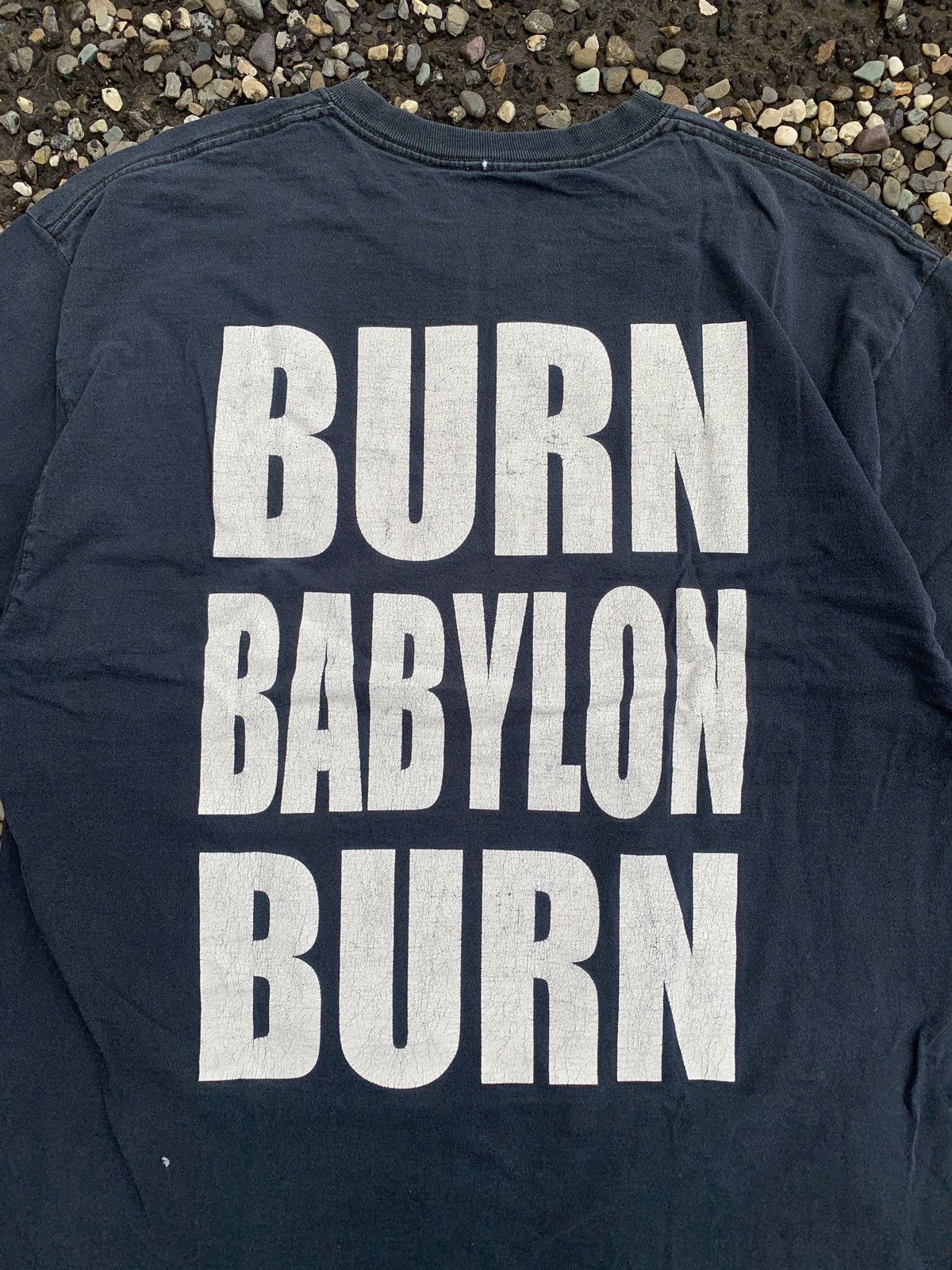 Band Tees × Vintage Vintage 2008 Bloodclot “Burn Babylon Burn” Album T-Shirt Size US XL / EU 56 / 4 - 6 Thumbnail