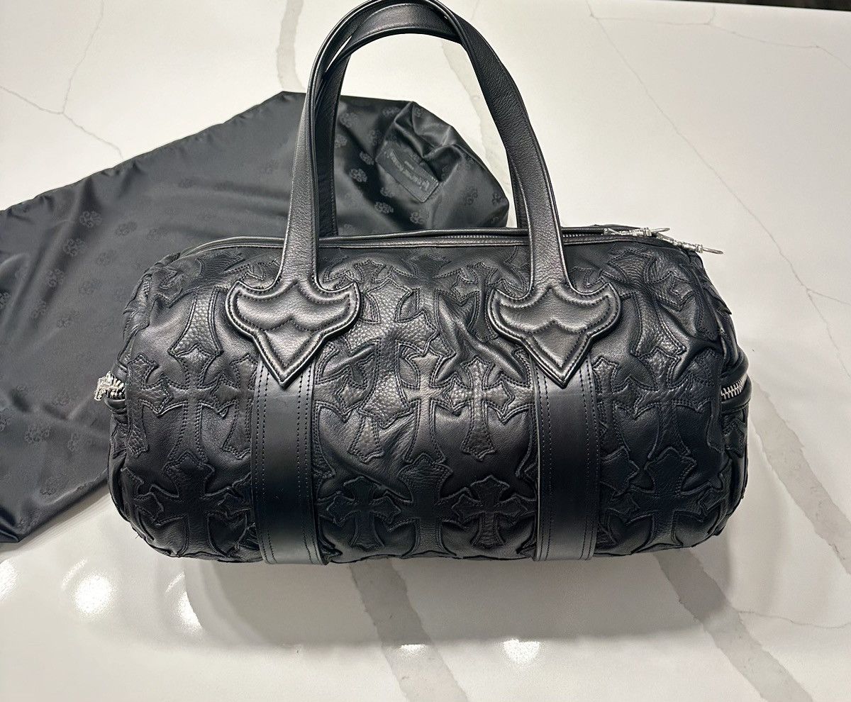 Chrome Hearts 🔥Chrome Hearts Black Cross Patches Duffle Bag🔥 Size ONE SIZE - 2 Thumbnail