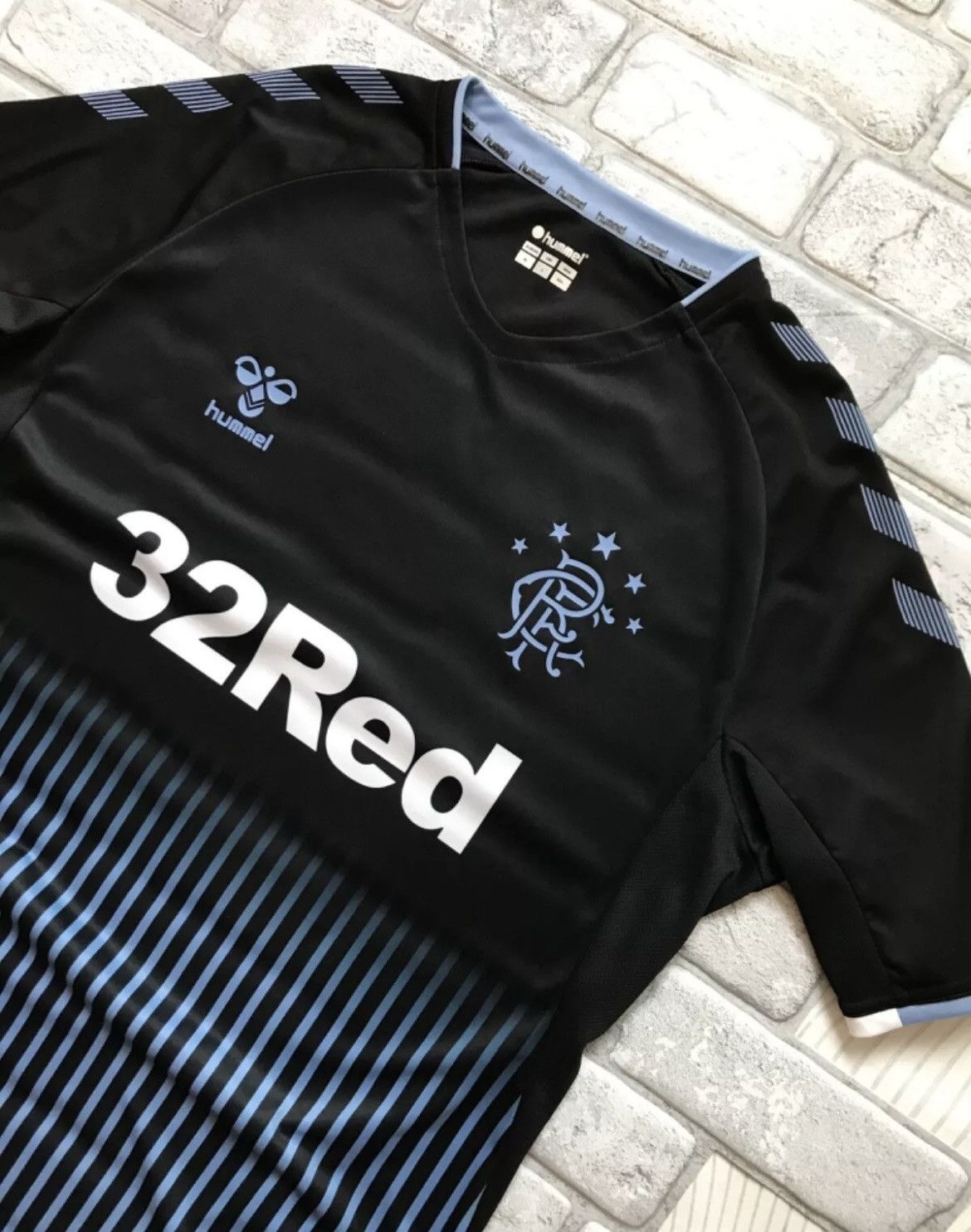 Hummel Glasgow Rangers 2019/2020 away football soccer jersey Size US XL / EU 56 / 4 - 2 Thumbnail