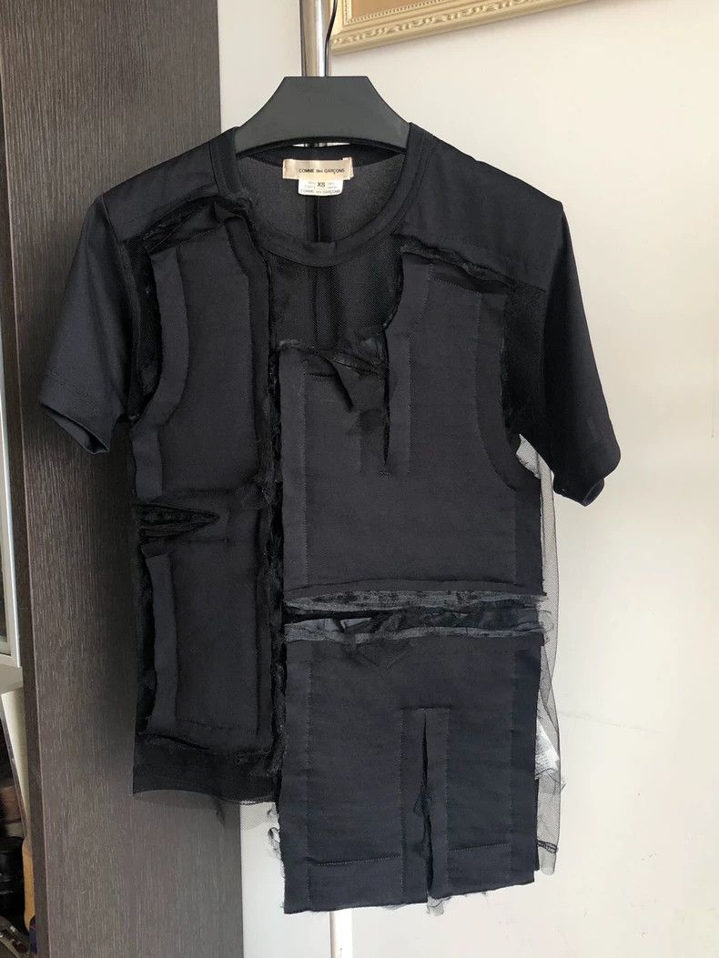 Comme des Garcons Comme Des Garcons Patchwork Lumps Short Sleeve T-shirt Size XS / US 0-2 / IT 36-38 - 1 Thumbnail