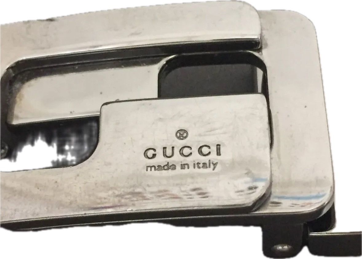 Gucci Gucci Rectangular GG Belt Buckle Size ONE SIZE - 1 Thumbnail