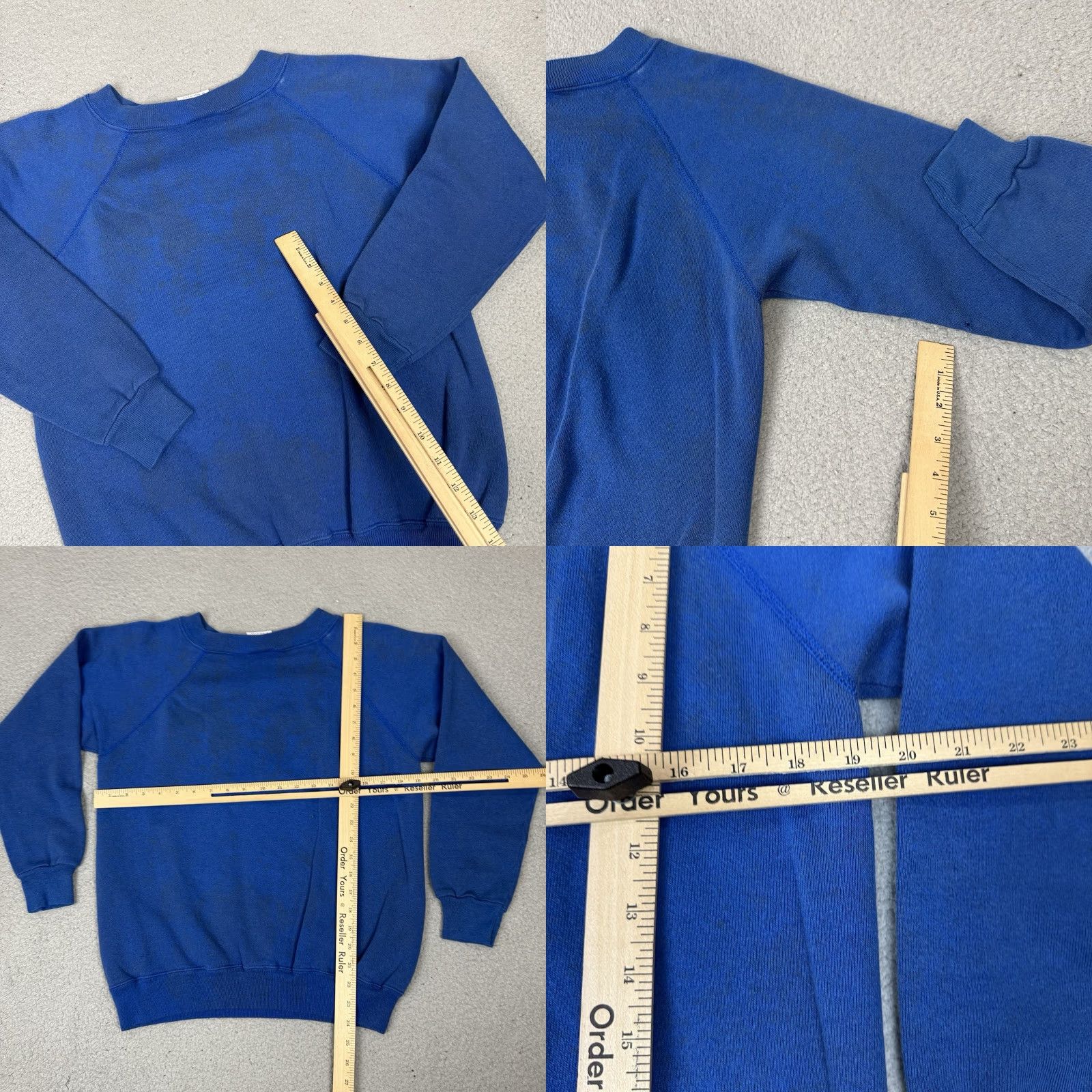 Hanes VINTAGE Grandma Sweatshirt Hanes Unisex Adults Sweatshirt M Blue Graphic Print 80s 90s Grunge Hippie Love Nature Outdoor Size US M / EU 48-50 / 2 - 8 Thumbnail