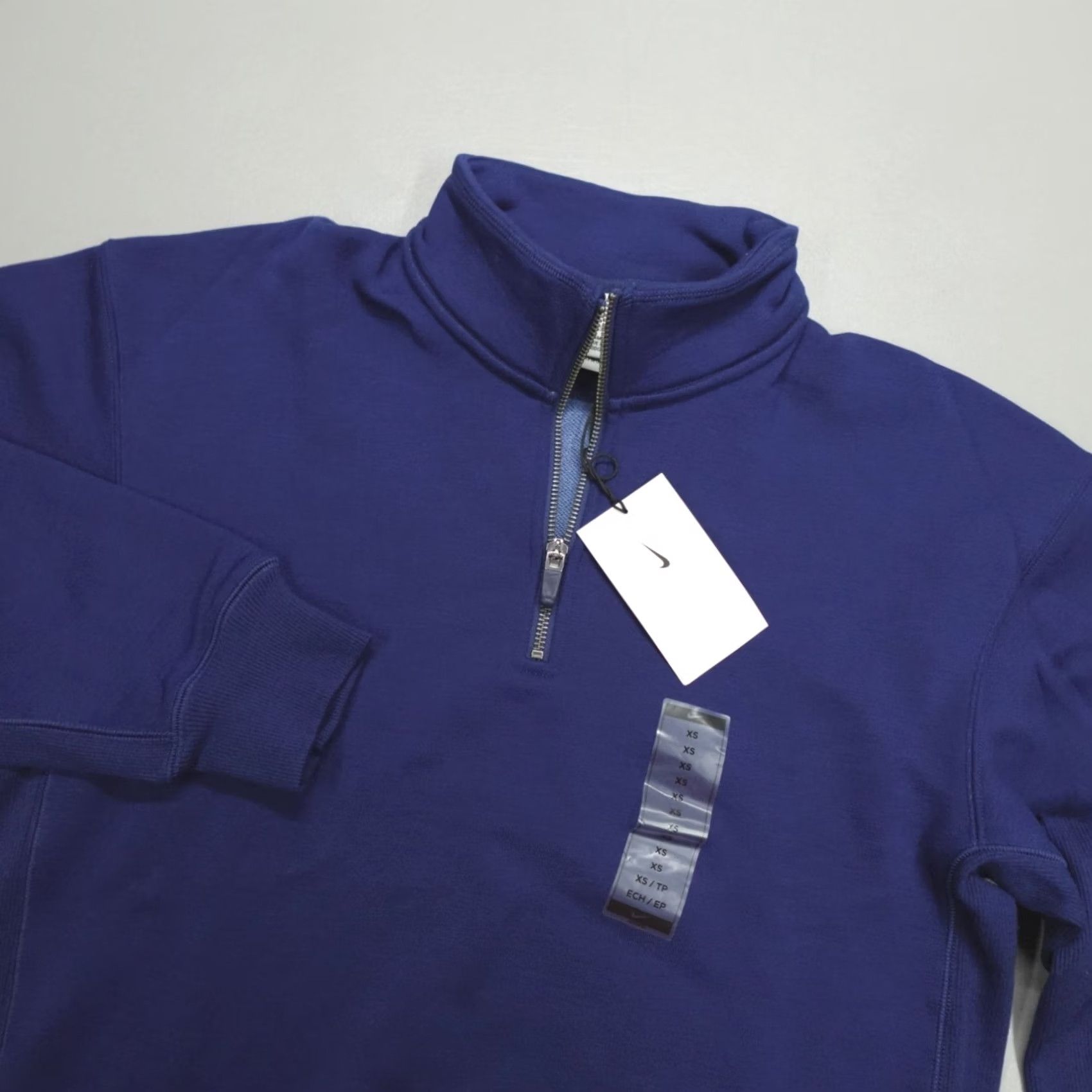 Nike Nike Wool Classics 1/4 Zip Relaxed Fit Sweater XS Blue Void FV4891-492 Size US XS / EU 42 / 0 - 2 Thumbnail