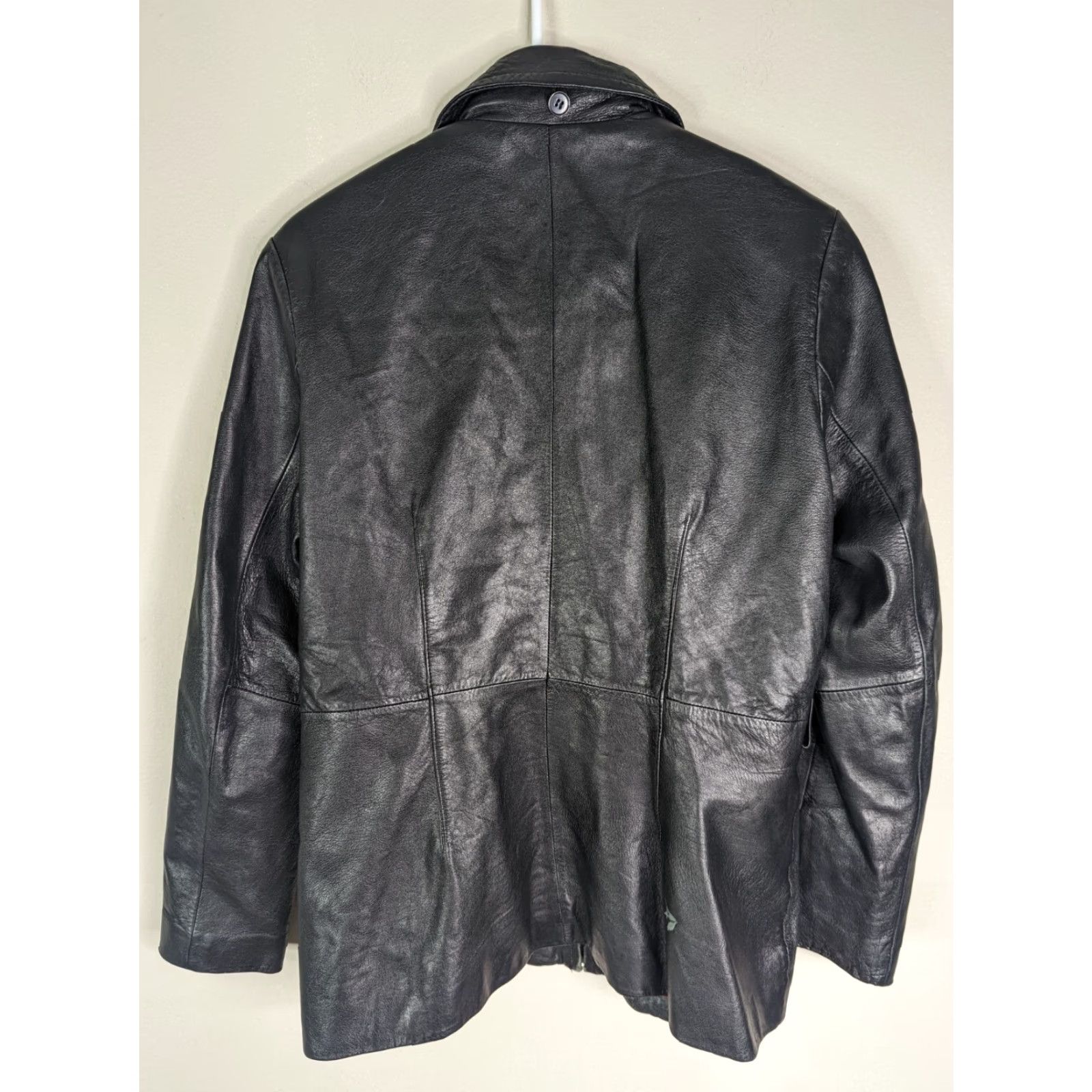 Vintage VINTAGE Wilsons Leather Bomber Aviator Biker Womens Small Leather Black Coat Moto Jacket Size S / US 4 / IT 40 - 2 Thumbnail