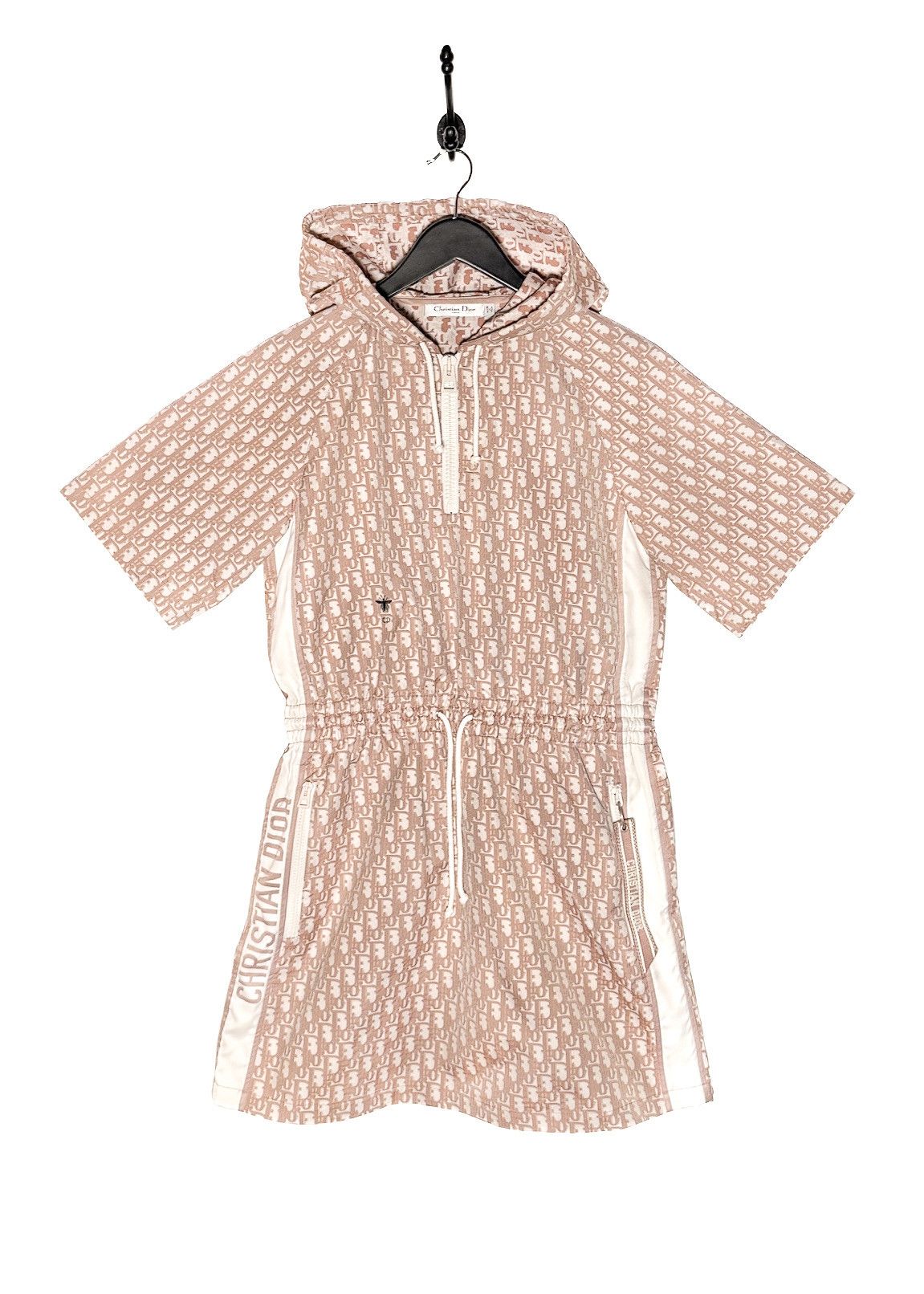 Dior Dior Pink Oblique Technical Taffeta Hooded Dress Mini Dress Size M / US 6-8 / IT 42-44 - 1 Thumbnail