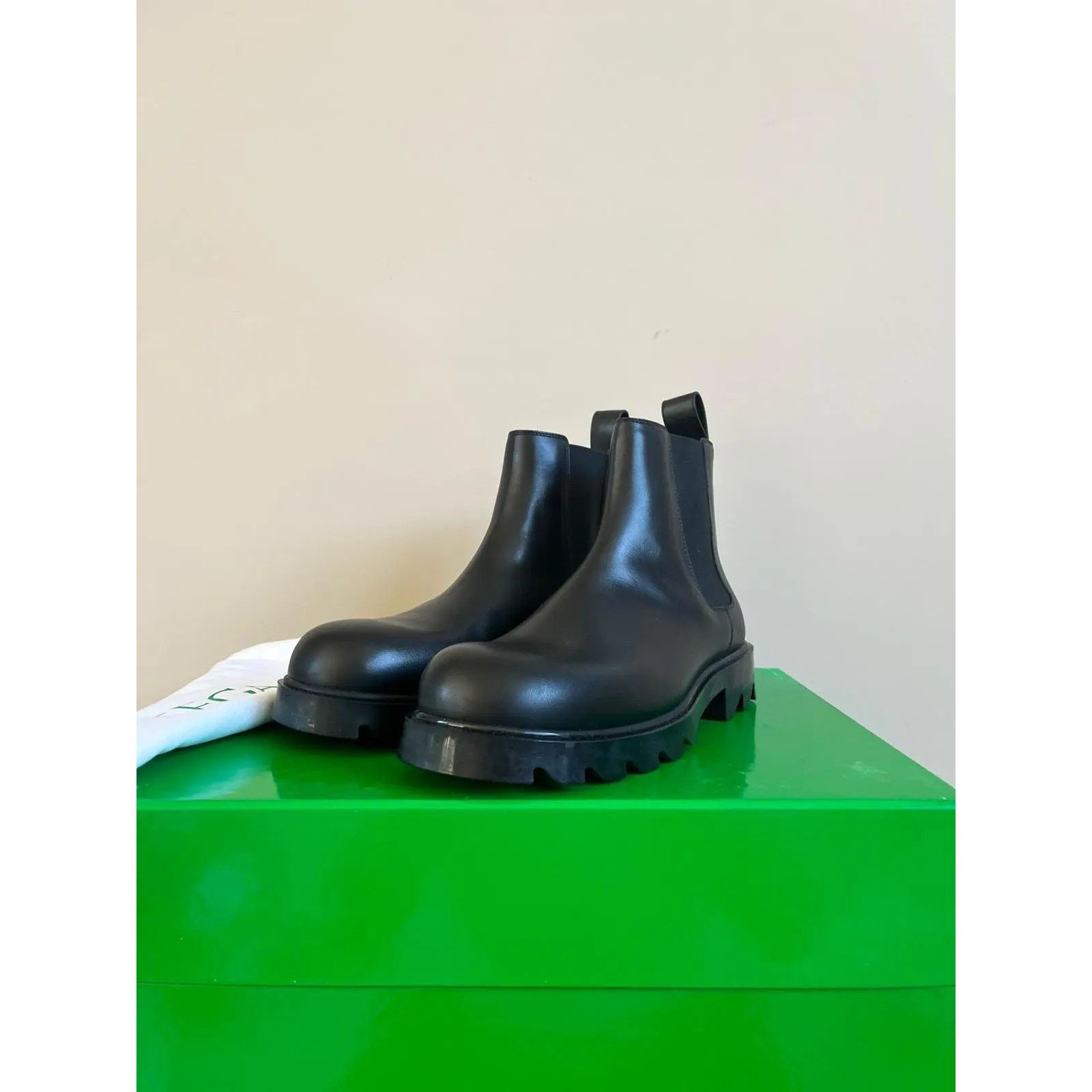 Bottega Veneta o1rshd1 Ankle Boots in Shibuya Calfskin Size US 10.5 / EU 43-44 - 8 Thumbnail