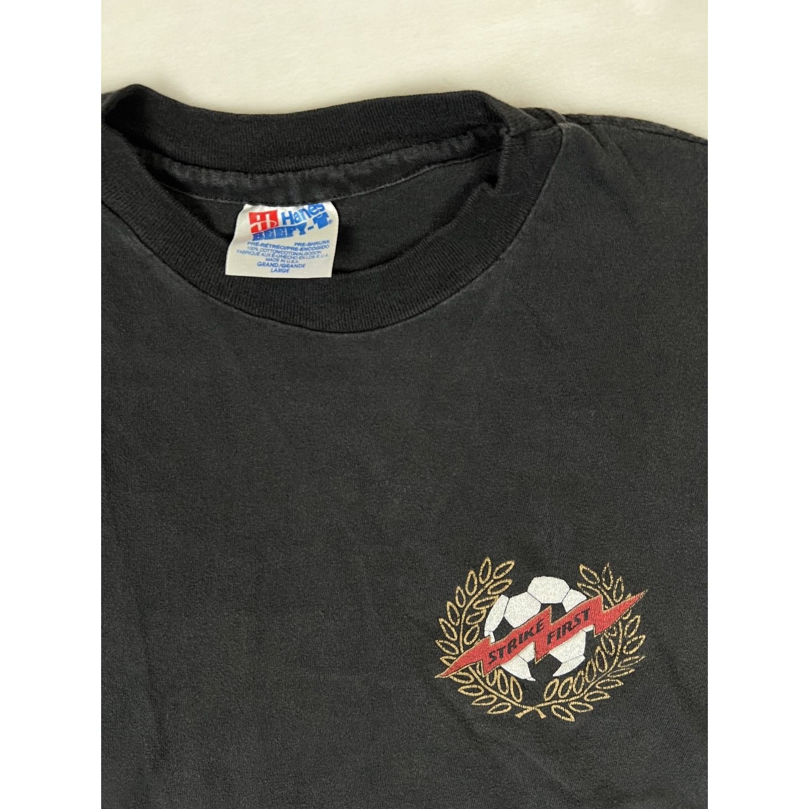 Hanes Vintage Strike First Maui Soccer Session T-Shirt Size Large Size US L / EU 52-54 / 3 - 3 Thumbnail