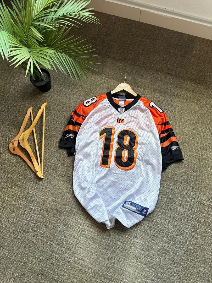 NFL × Reebok REEBOK NFL BENGALS JERSEY #18 Size US XL / EU 56 / 4 - 1 Thumbnail