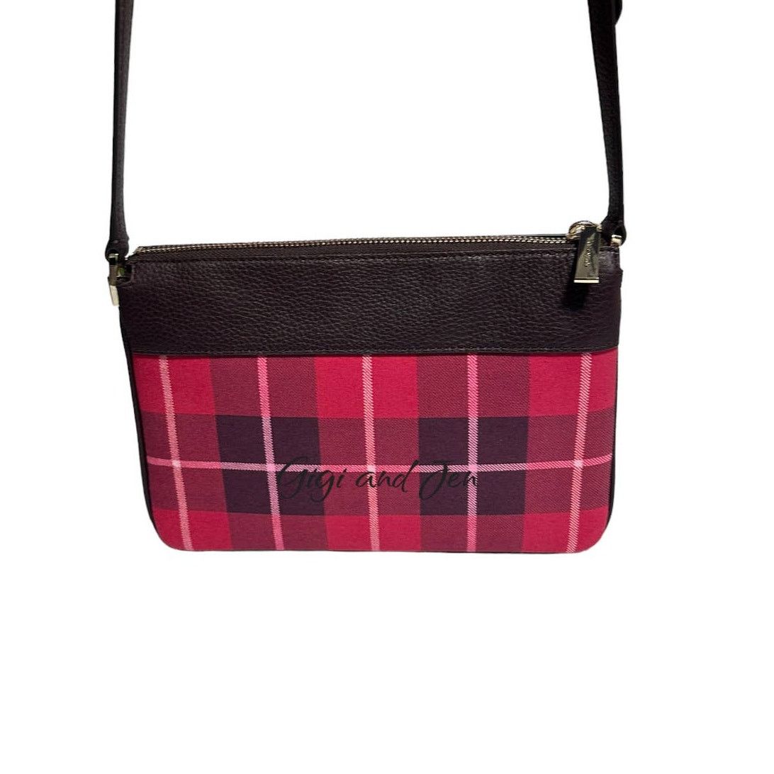 Kate Spade Kate spade Triple Gusset Plaid Print Crossbody Bag Size ONE SIZE - 11 Thumbnail