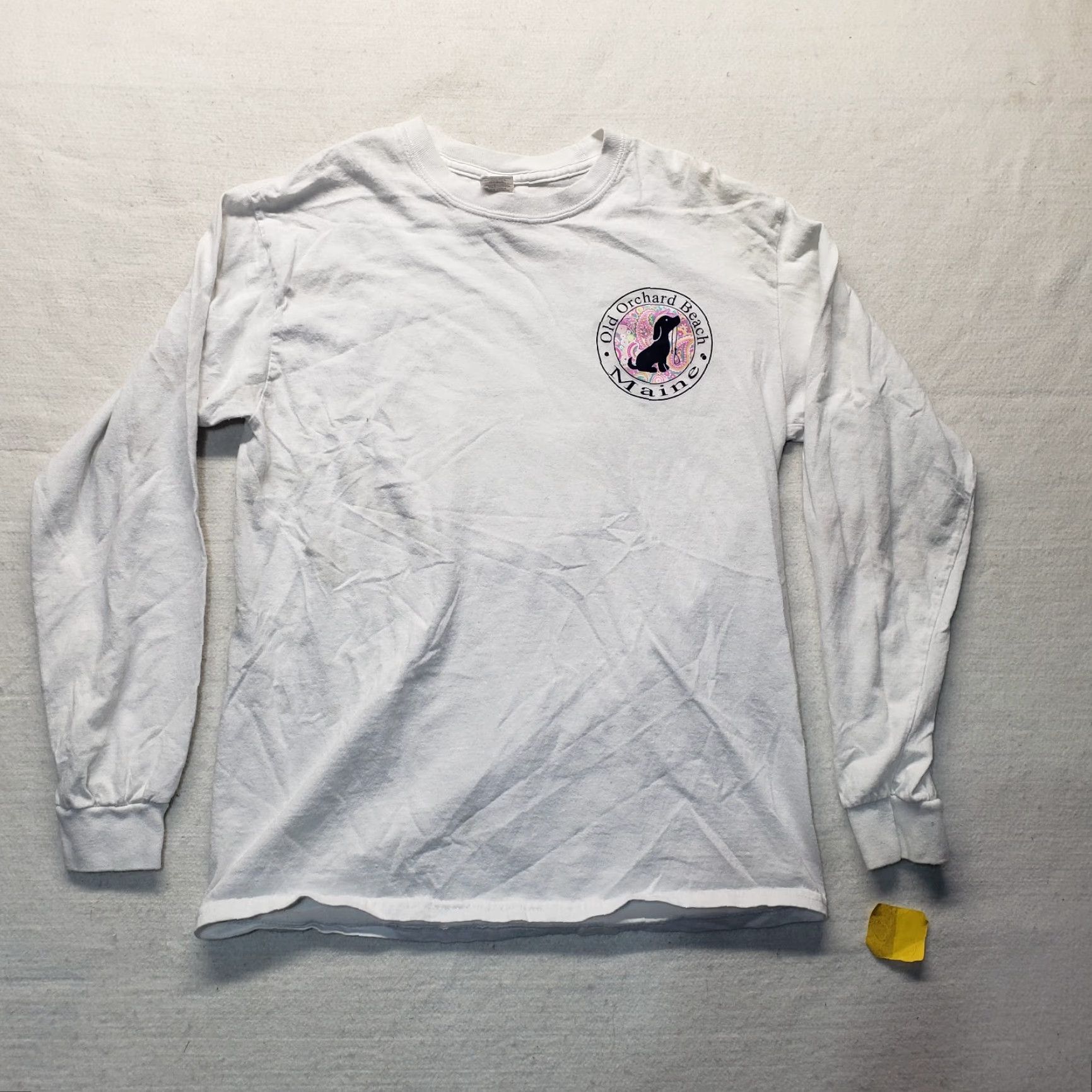 Vintage Sunsations Shirt Women's White T-Shirt - Adult Medium - Maine Travel Elephant Graphic, Tie Dye, Crew Neck, Cotton Blend, Casual Short Sleeve Size M / US 6-8 / IT 42-44 - 2 Thumbnail