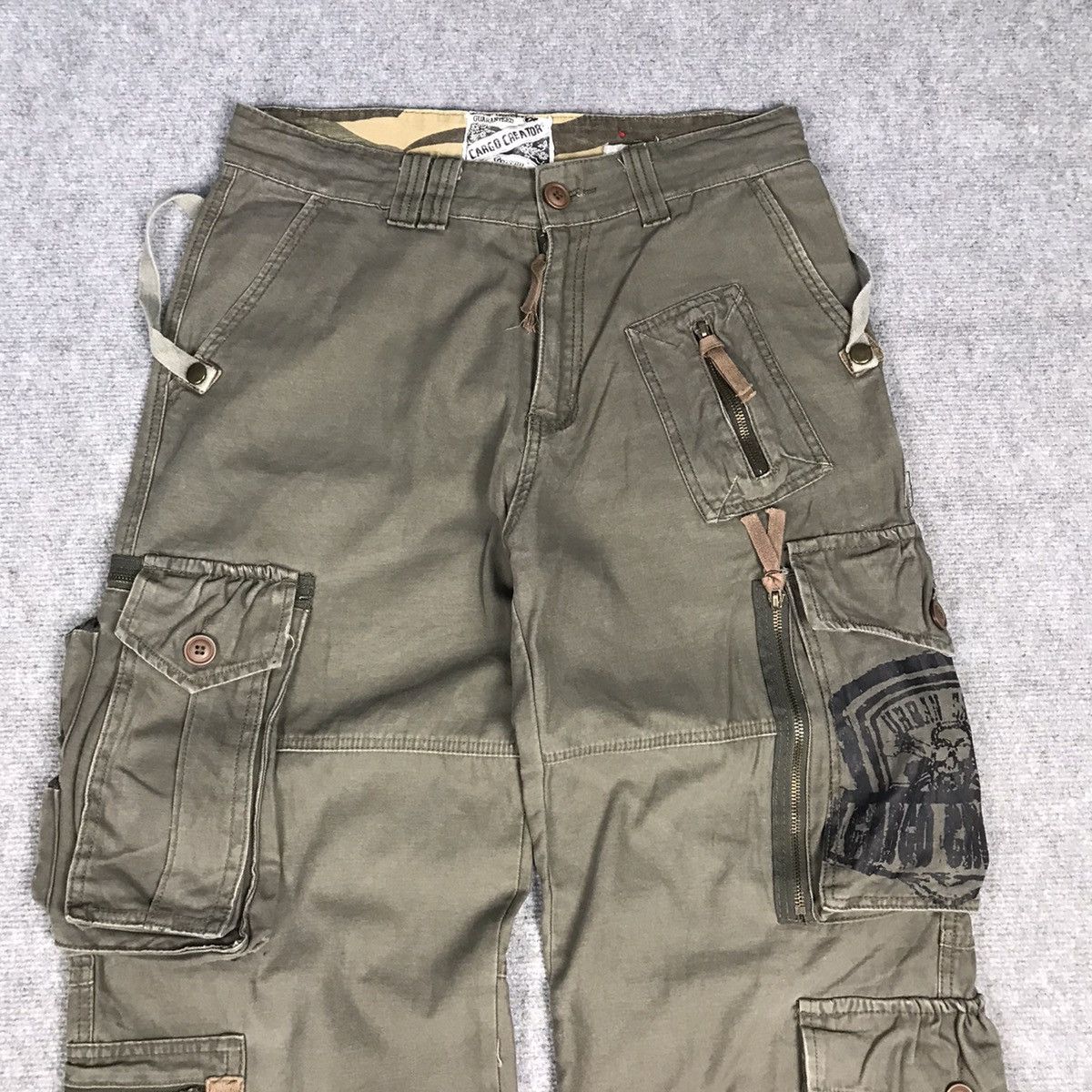 Japanese Brand × Vintage CARGO CREATOR CARGO POCKET TACTICAL BAGGY PANTS Size US 30 / EU 46 - 3 Thumbnail
