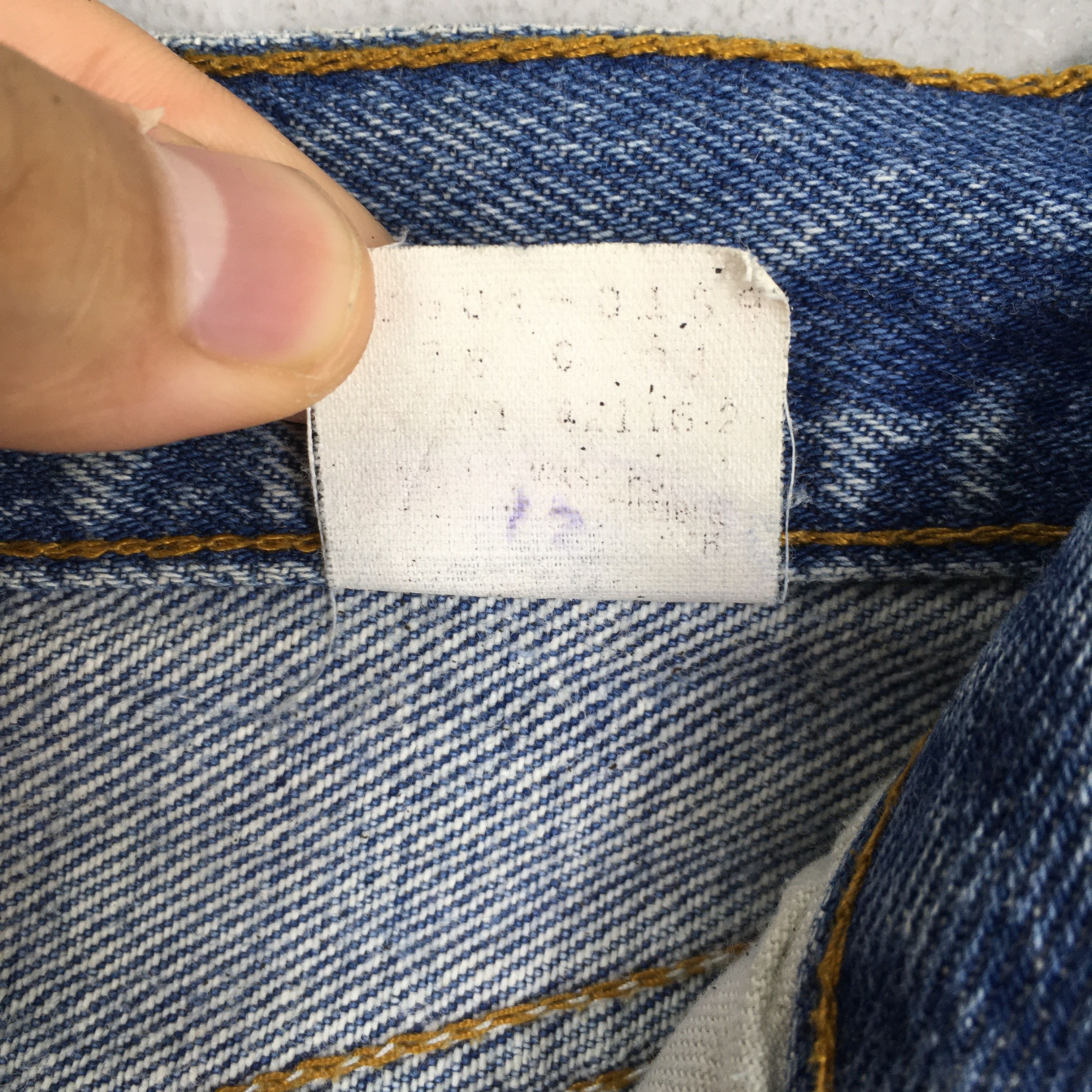 Levi's Size 26x32.5 Vintage 90s Levi's 501 Faded Blue Jeans S1087 Size 26" / US 2 / IT 38 - 9 Thumbnail