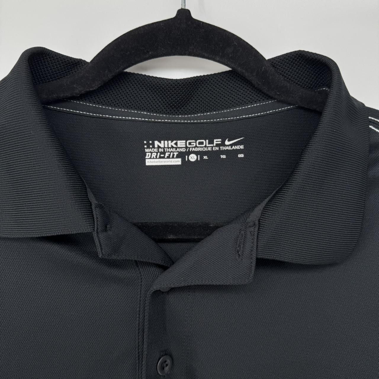 Nike NIKE GOLF BLACK DRI-FIT XL MEN'S POLO SHIRT Size US XL / EU 56 / 4 - 2 Thumbnail