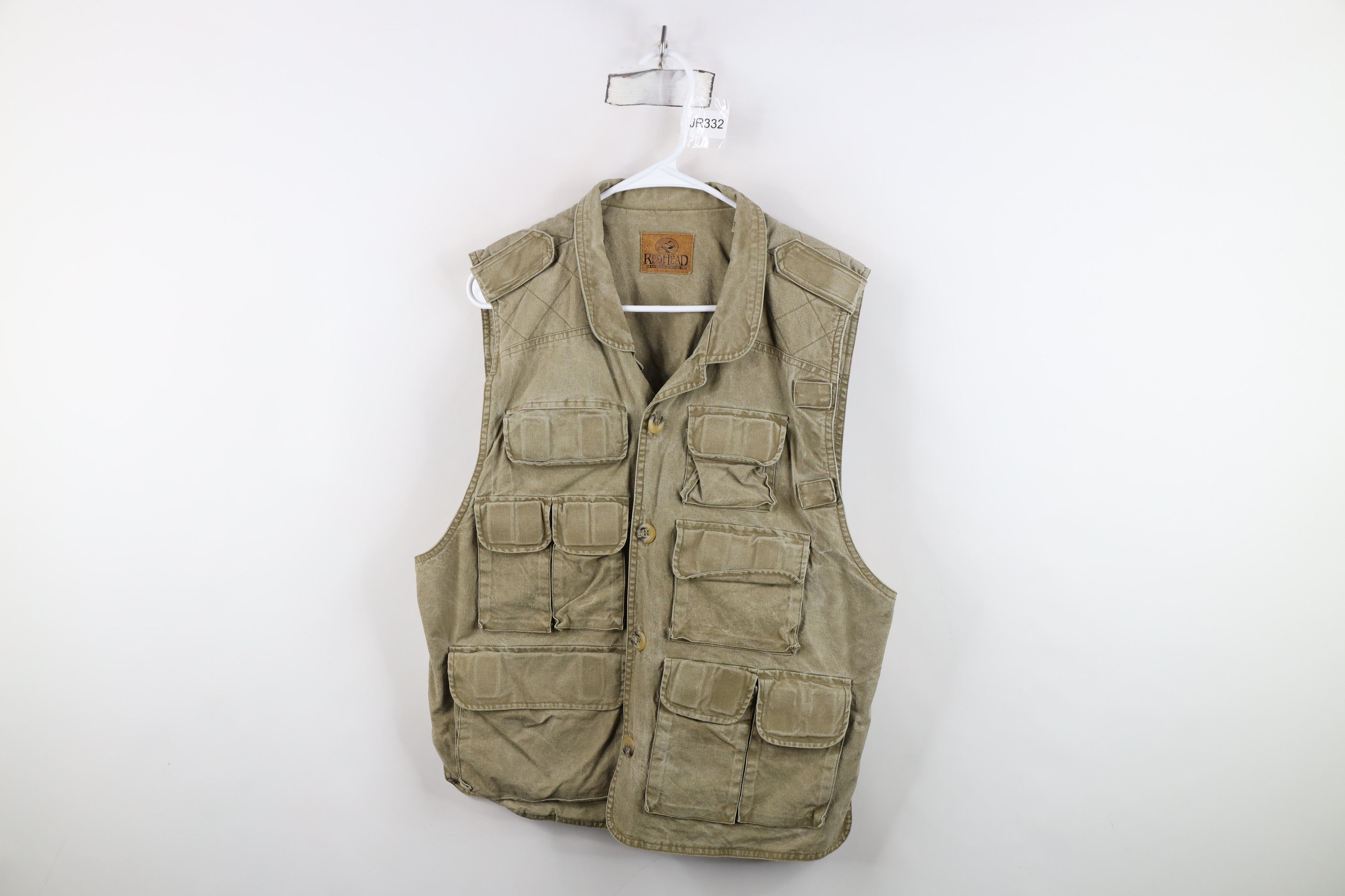 Vintage Vintage 90s Streetwear Stonewash Tactical Fishing Vest Size US M / EU 48-50 / 2 - 1 Thumbnail