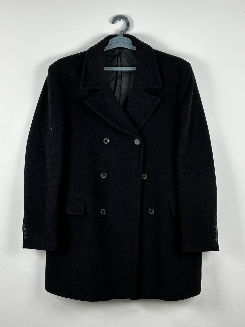 Givenchy GIVENCHY Mohair Double Breasted WOOL LONG Black COAT Size L Size US L / EU 52-54 / 3 - 1 Thumbnail