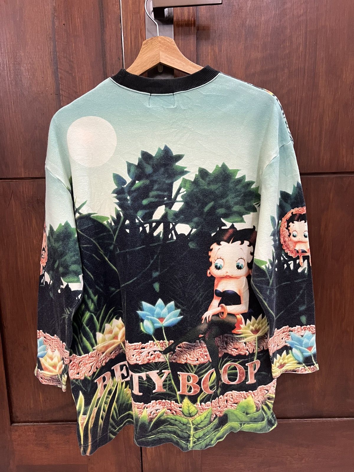 Cartoon Network × Vintage Vintage Betty Boop Fully Print Sweatshirt Size US L / EU 52-54 / 3 - 3 Thumbnail