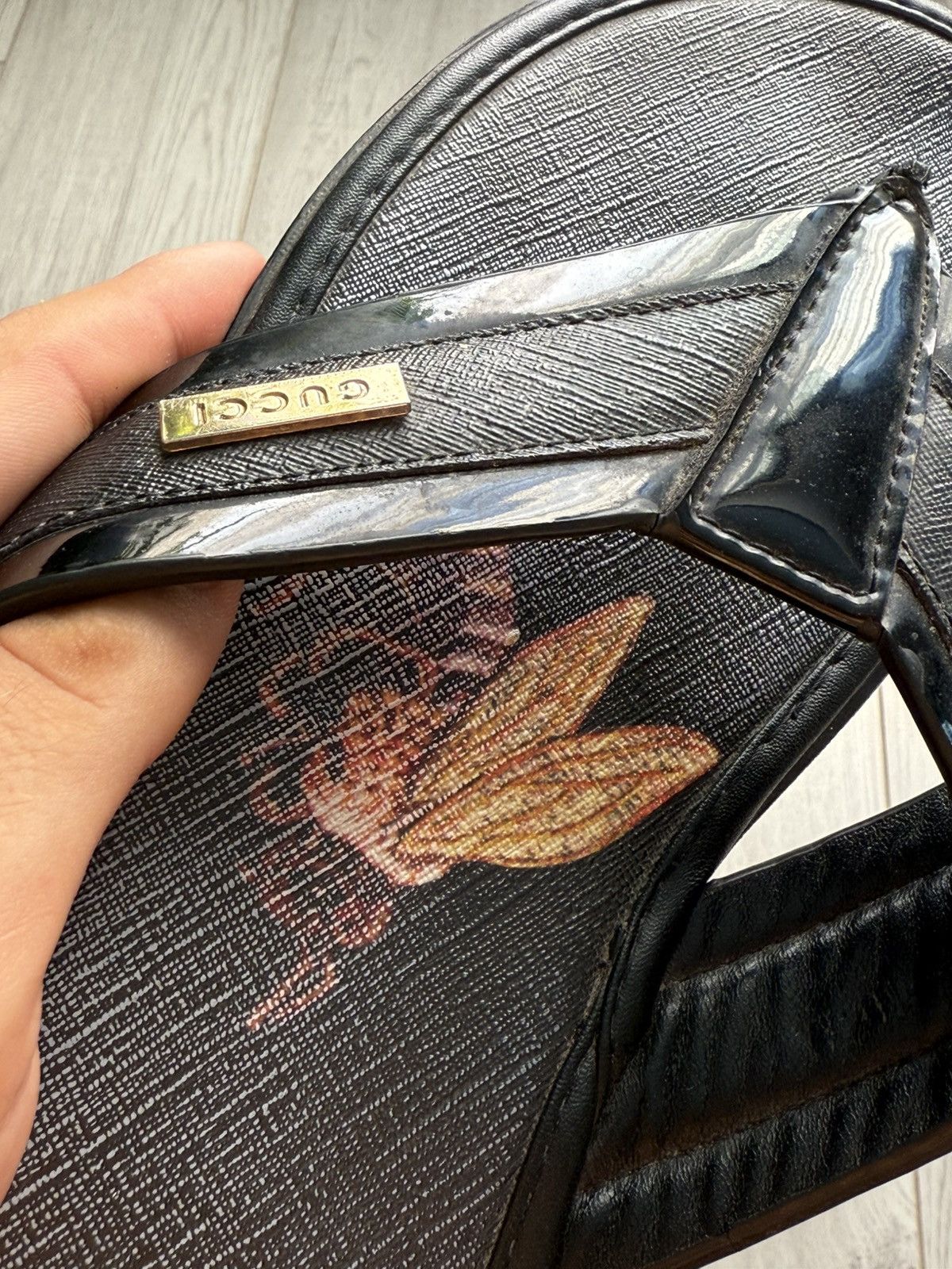 Gucci Vintage Gucci leather flip-flops Size US 9 / EU 42 - 3 Thumbnail