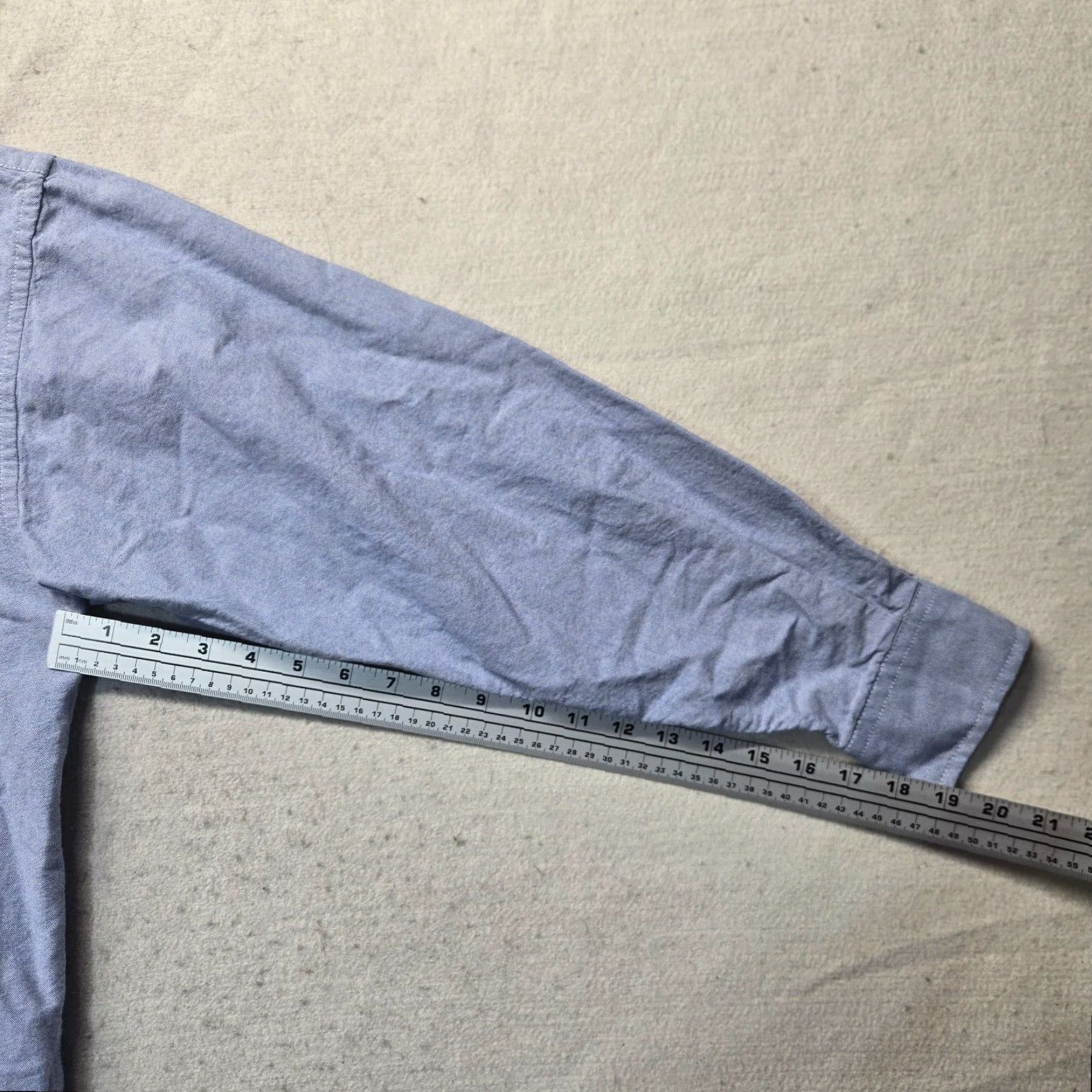 Bill Blass Bill Blass Shirt Adult Men M Medium Blue 100% Cotton Button-Up Long Sleeve Collared Pockets Regular Fit Size US M / EU 48-50 / 2 - 5 Thumbnail