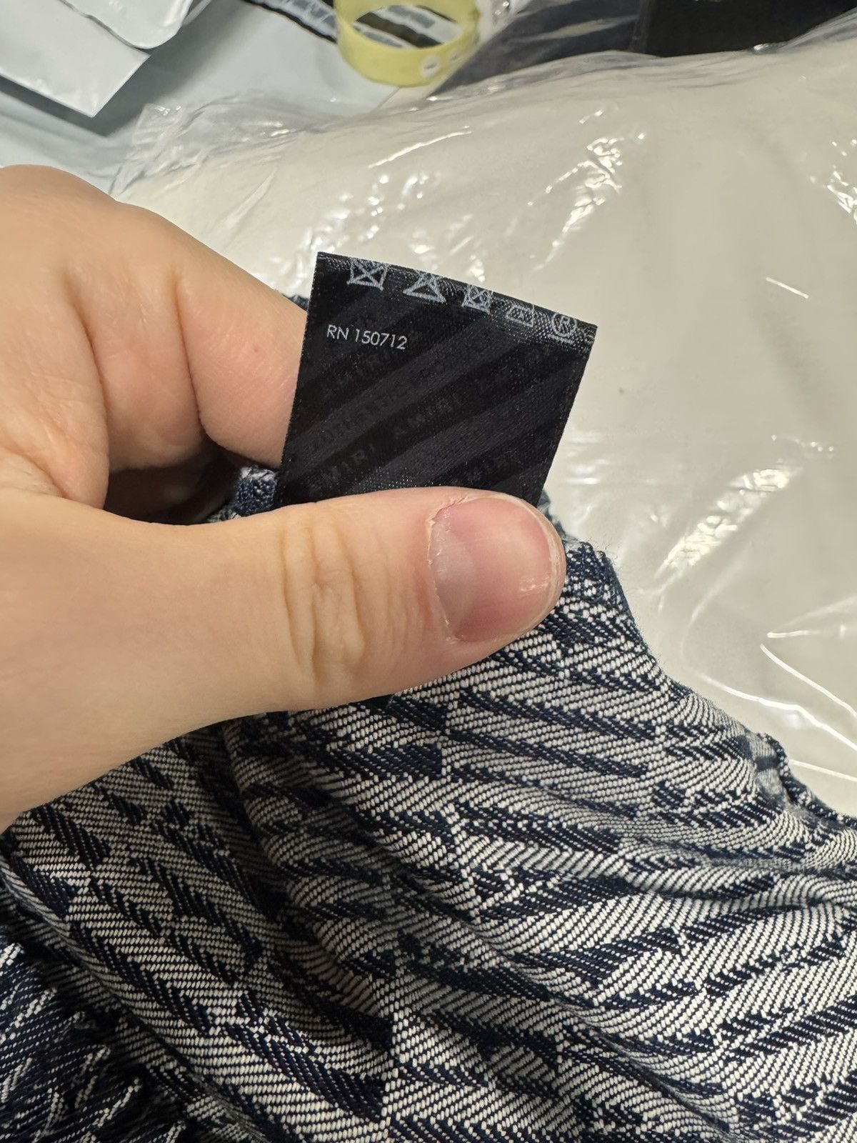Amiri Amiri MA Jacquard BB Shorts Washed Indigo NEW 1150$ Size US 34 / EU 50 - 7 Thumbnail