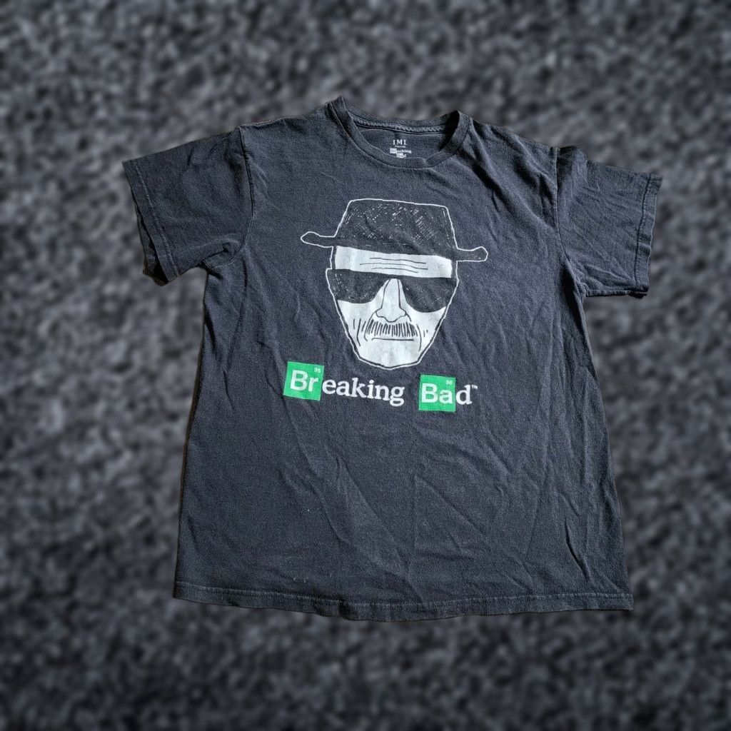 Vintage VINTAGE Breaking Bad T-Shirt Mens M Heisenberg Graphic Tee Black 100% Cotton Short Sleeve Crew Neck Size US M / EU 48-50 / 2 - 1 Thumbnail