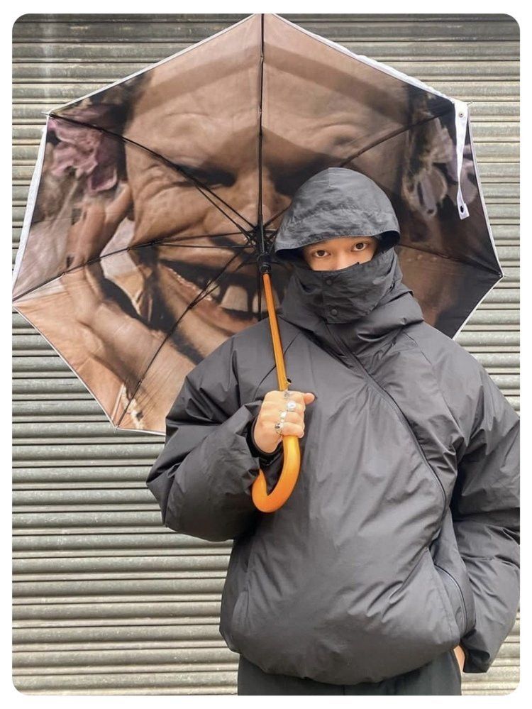 Japanese Brand × Other Gorpcore Irregular Zipper Padded Jacket With Hat Size US XL / EU 56 / 4 - 1 Thumbnail