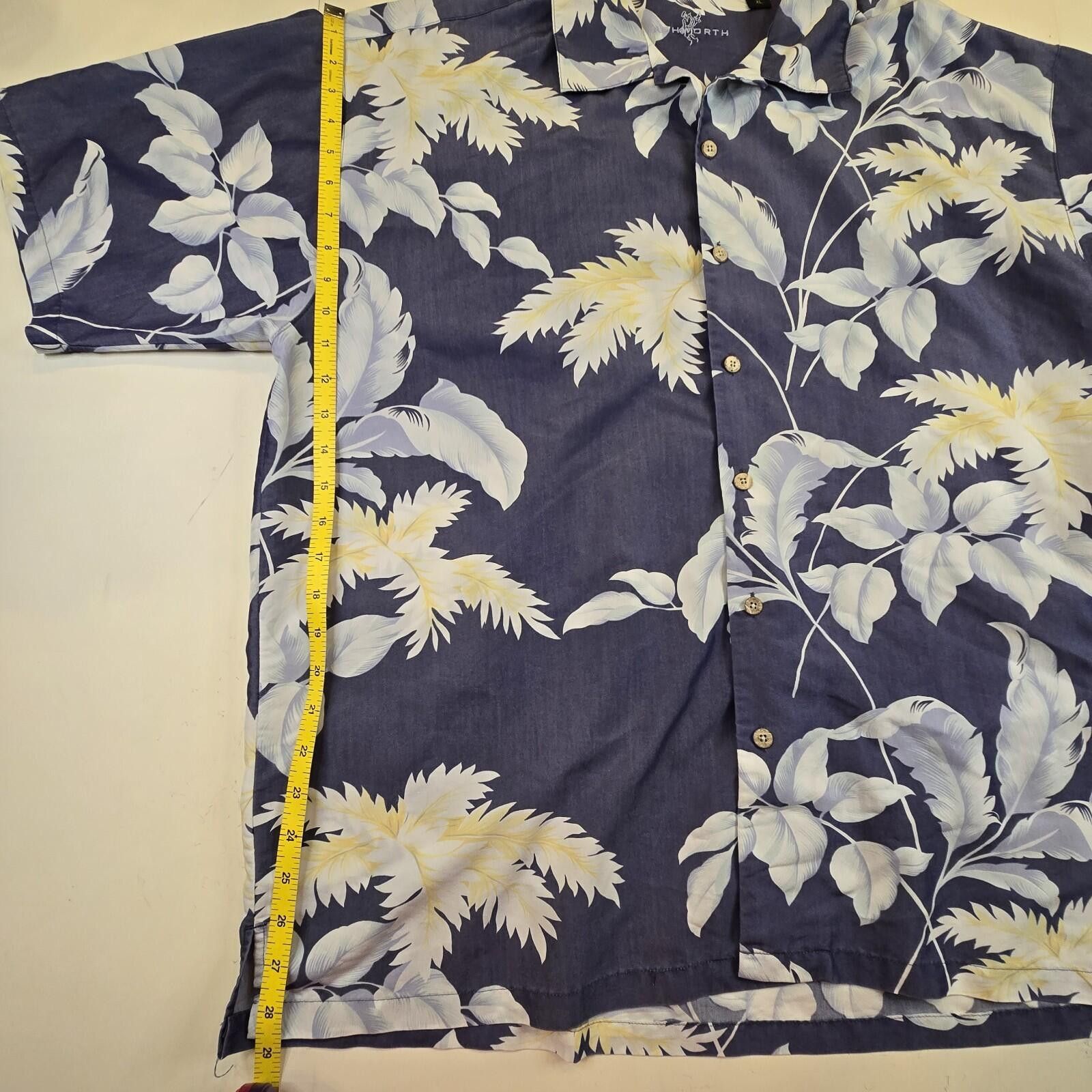 Ashworth Ashworth Hawaiian Polo Shirt Mens XL Blue White Floral PGA Size US XL / EU 56 / 4 - 7 Thumbnail