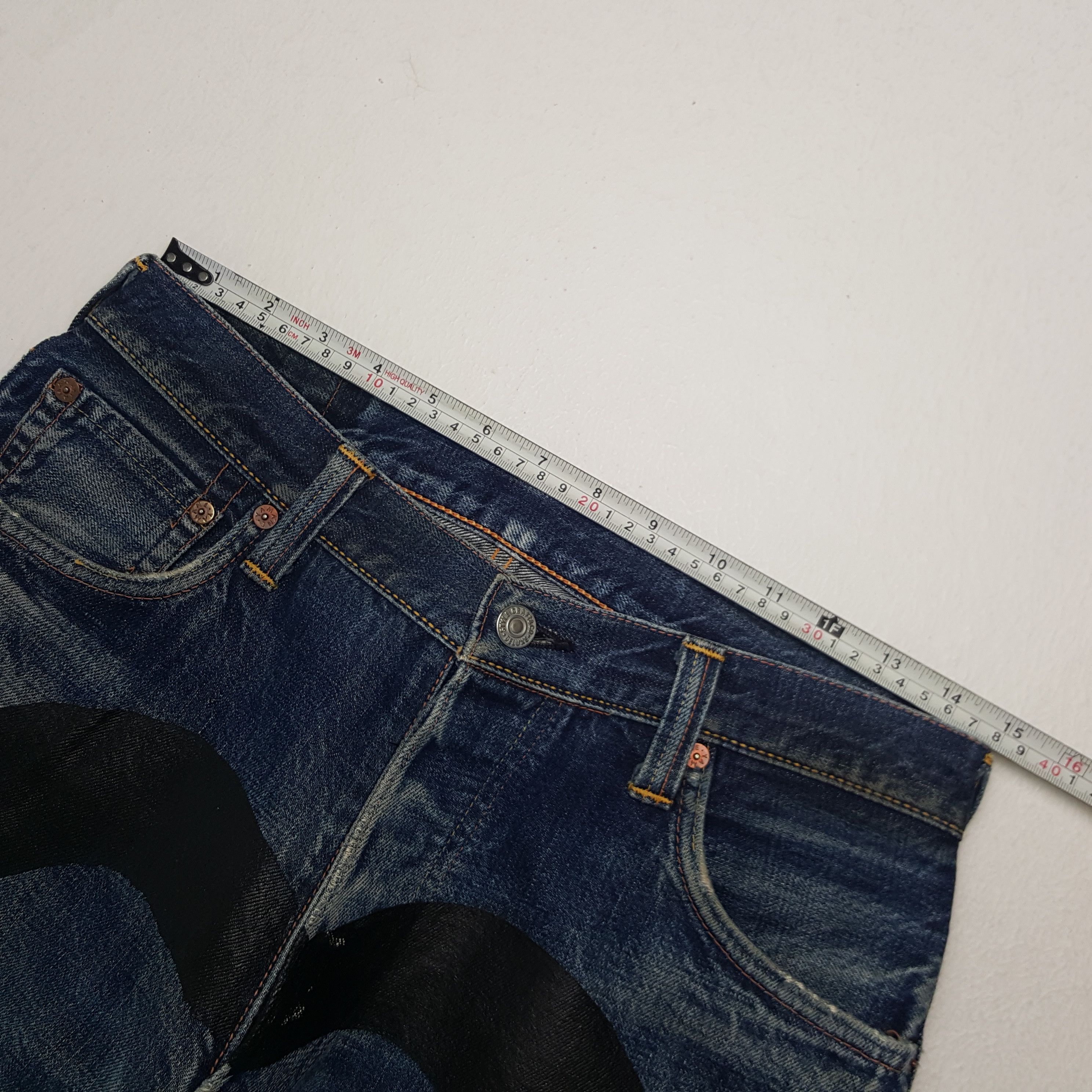 Evisu × Japanese Brand Vintage Evisu Japan Selvedge Custom Daicock Denim Jeans Size US 29 - 7 Thumbnail