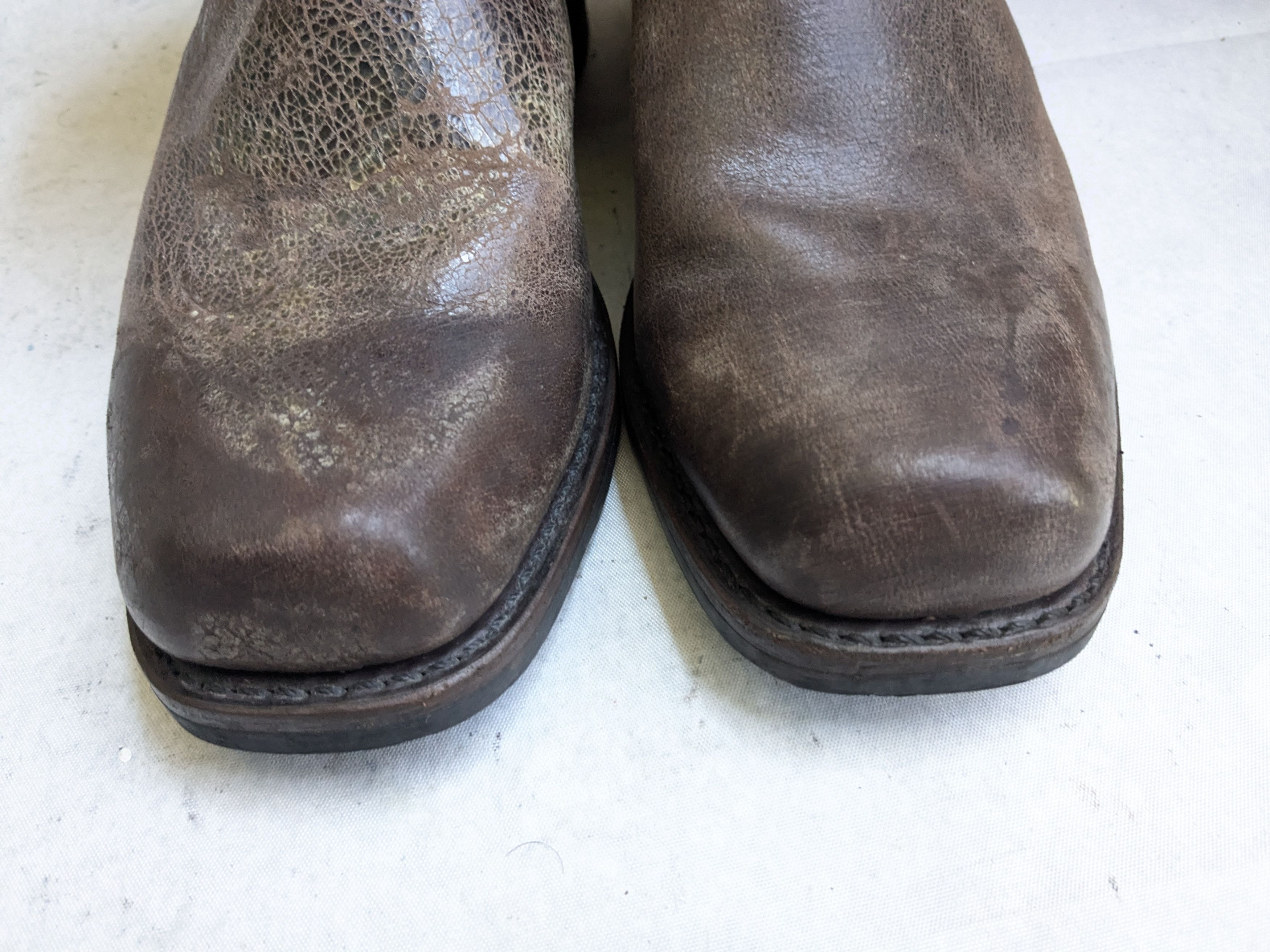 Frye Frye Harness Boots Brown 9.5 M Leather Size US 9.5 / EU 42-43 - 3 Thumbnail