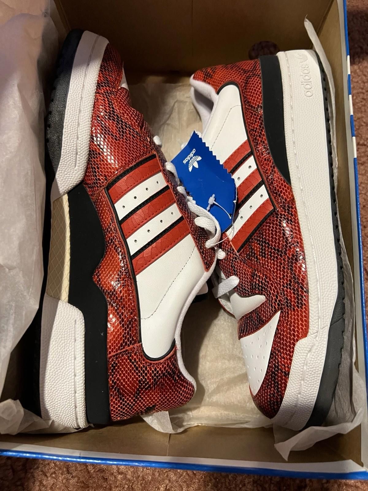 Adidas 2004 adidas Fleetwood Lo Red Snakeskin 538831 US11 Size US 11 / EU 44 - 3 Thumbnail