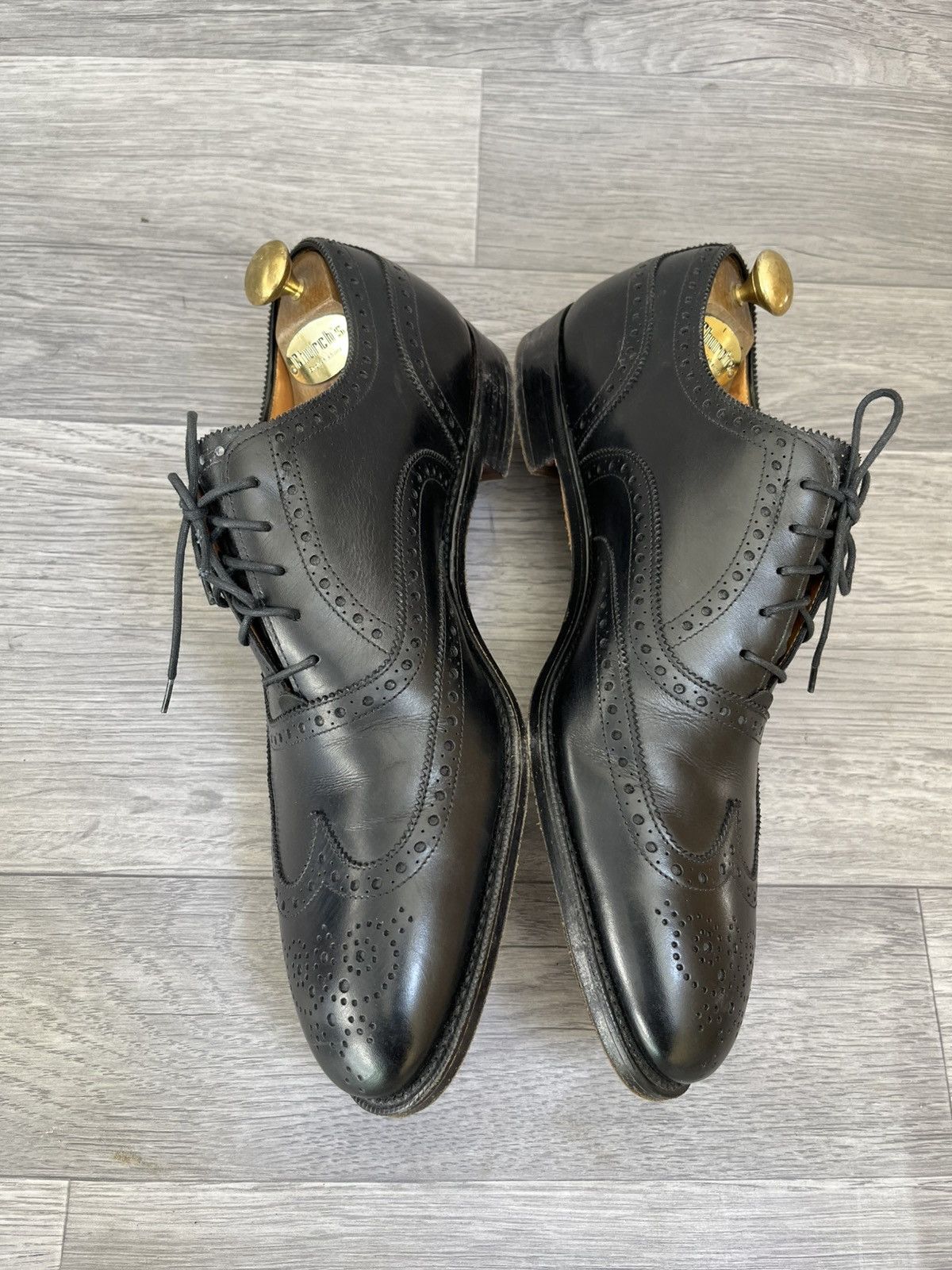 Edward Green Edward green oxford wingtip leather shoes sz 9 Size US 9 / EU 42 - 9 Thumbnail