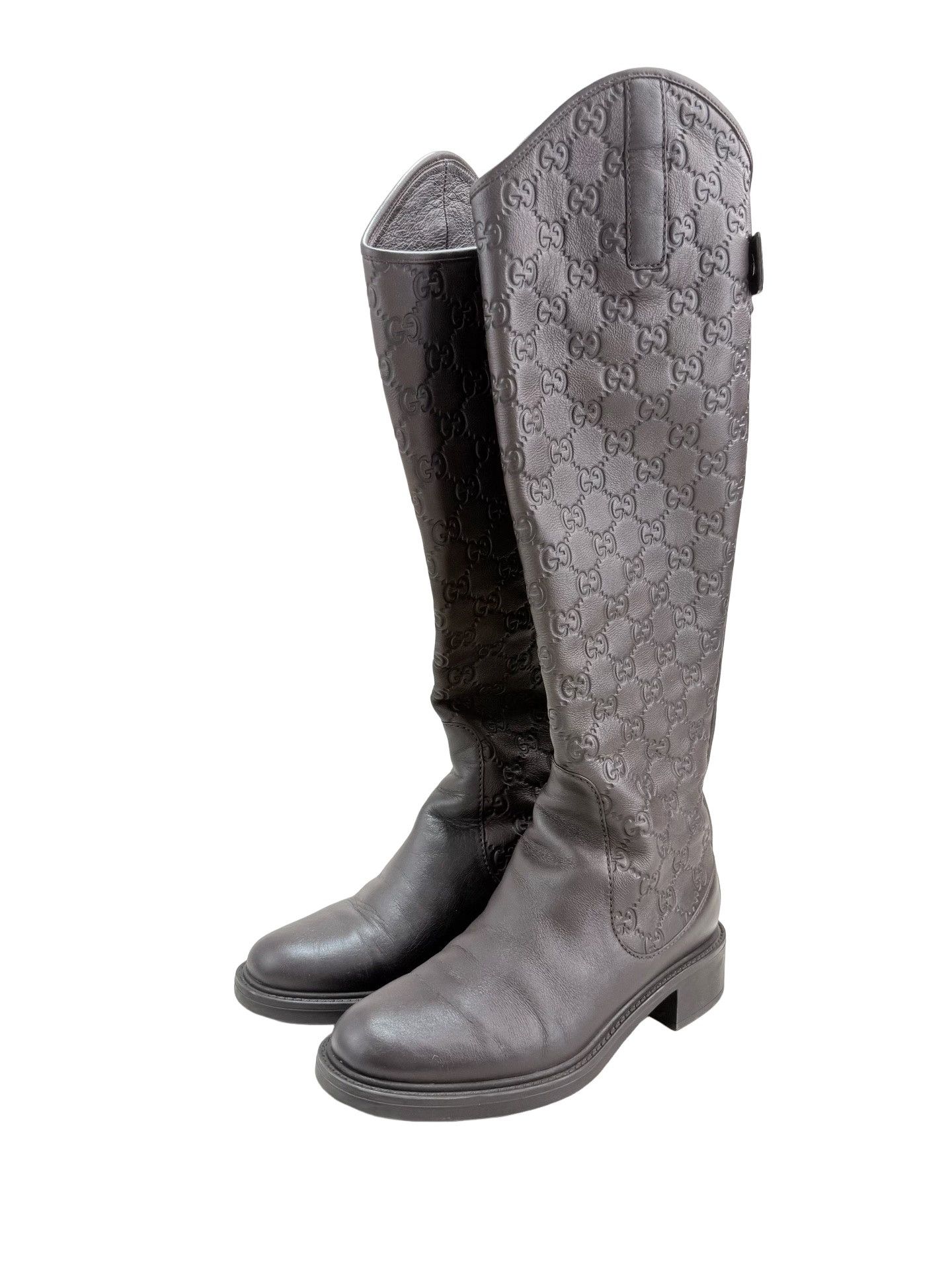 Gucci Gucci Guccissima Leather Tall Boots 35.5 Size US 5.5 / IT 35.5 - 1 Thumbnail