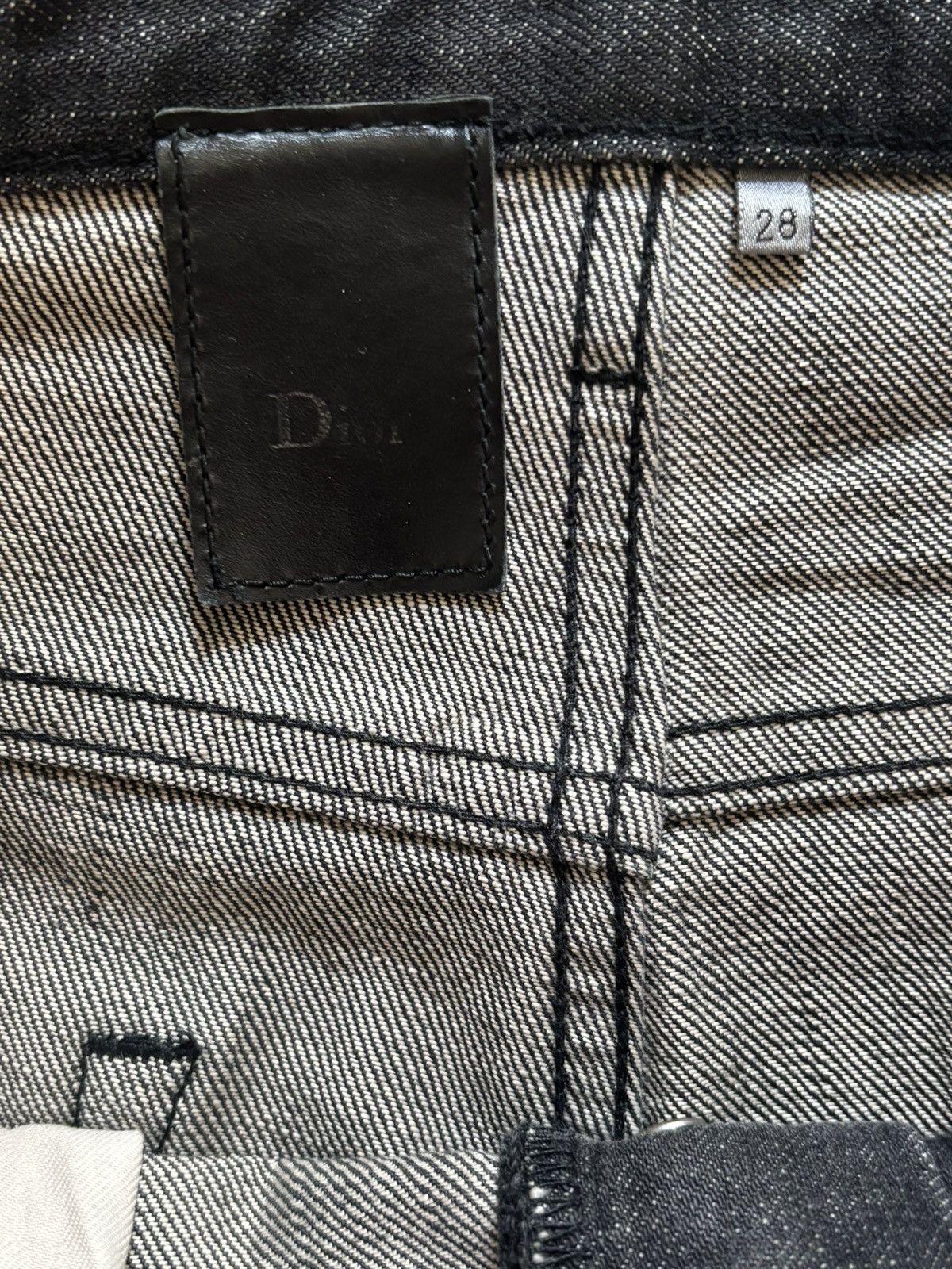 Dior Dior Homme SS05 “Untitled” Clawmark Denim by Hedi Slimane Size US 28 / EU 44 - 3 Thumbnail