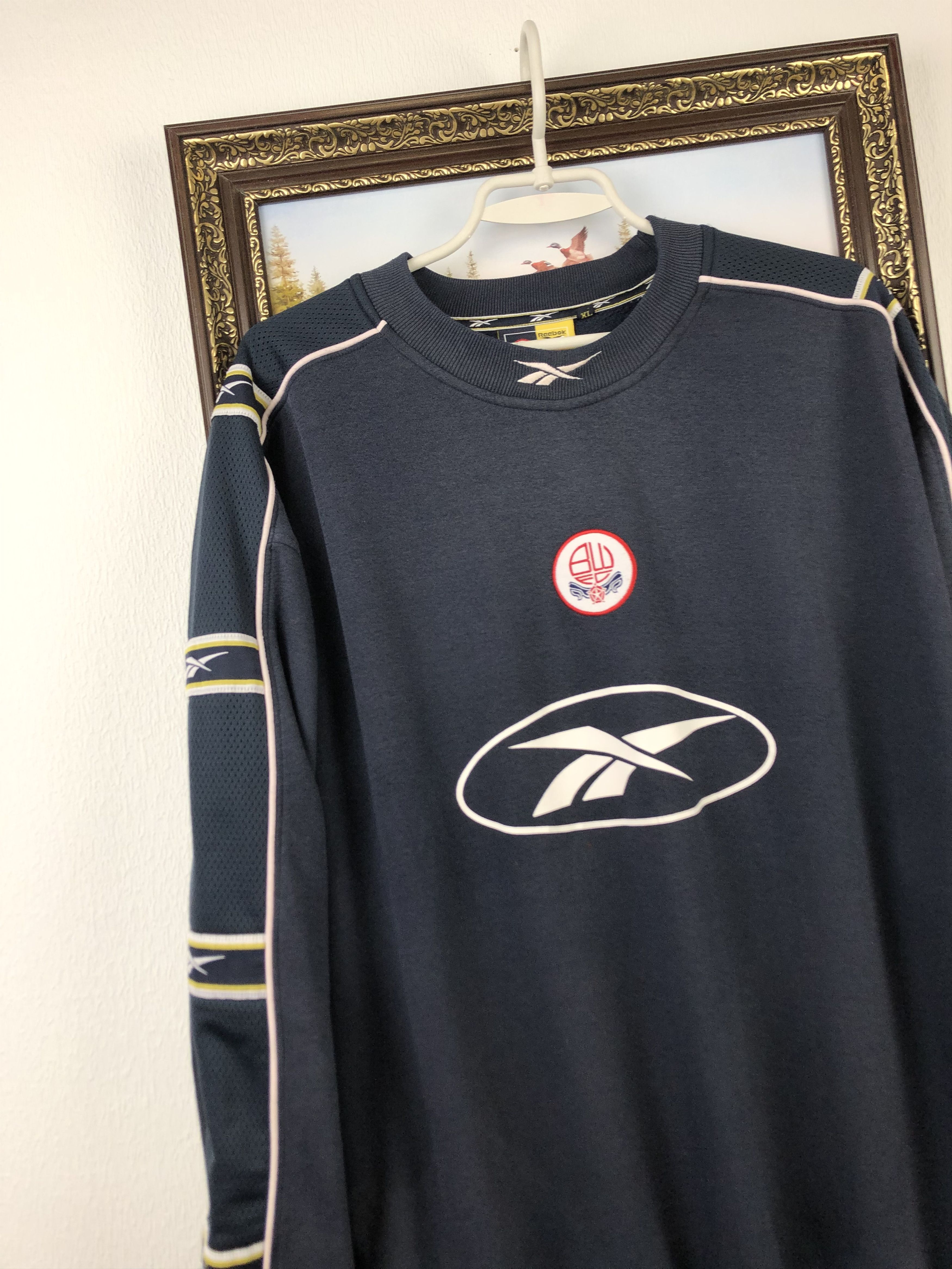 Reebok × Vintage Vintage Bolton Wanderers Sweatshirt Football Soccer Reebok Size US XL / EU 56 / 4 - 3 Thumbnail