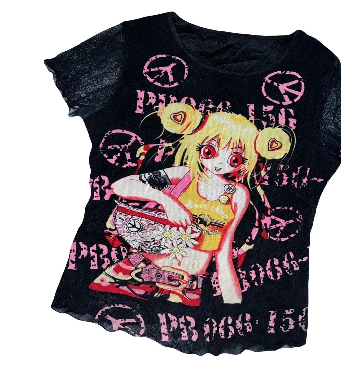 Japanese Brand Vintage mesh punk top 🩸❤️‍🔥 Size M / US 6-8 / IT 42-44 - 3 Thumbnail